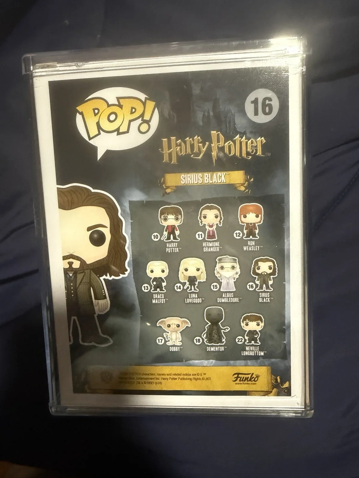 Gary Oldman — Gary Oldman Harry Potter Signed Sirius Black #16 Funko Pop Vinyl Figure, изображение 3