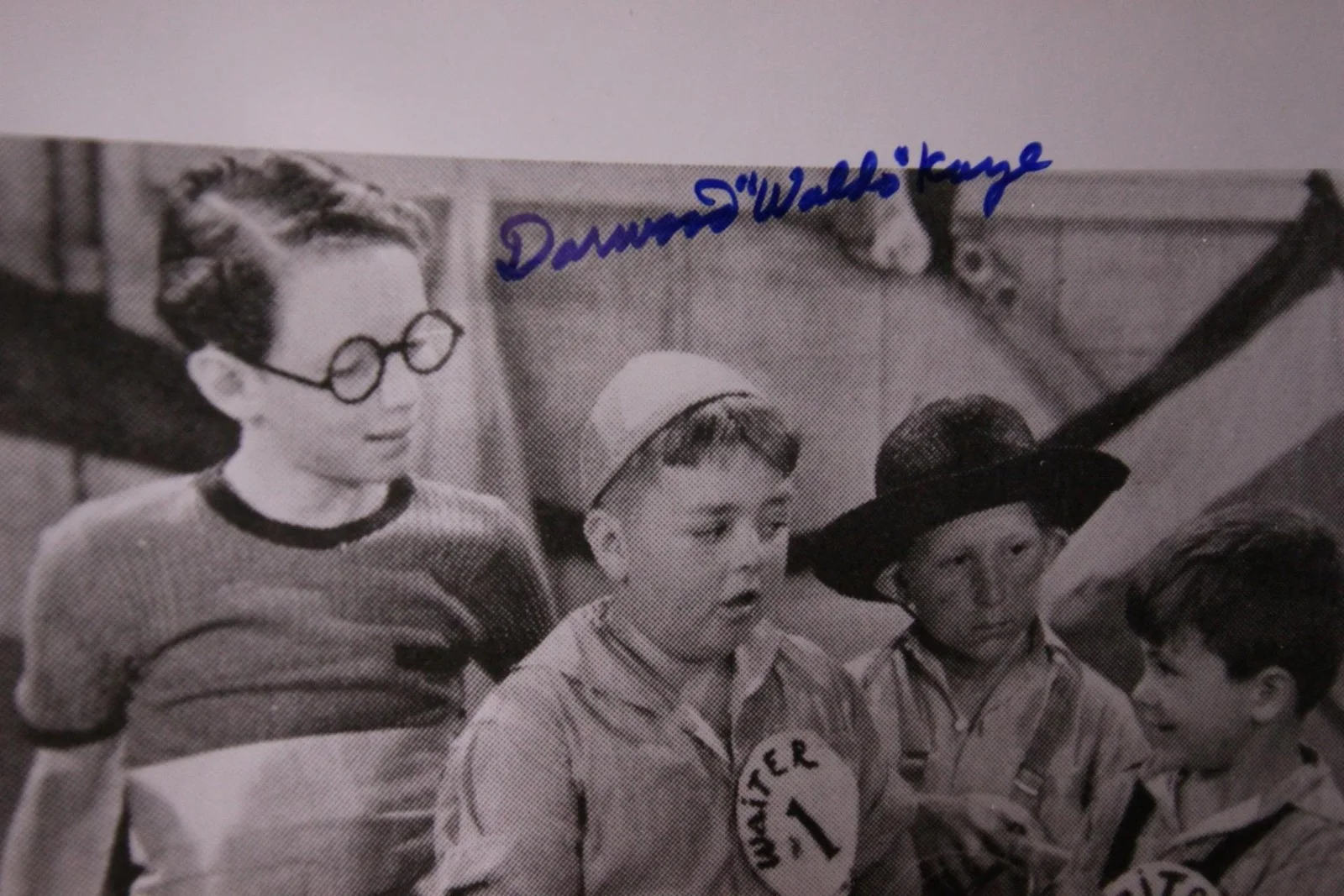 Waldo Kaye — DARWOOD WALDO KAYE (1929-2002) (OUR GANG SHORTS) AUTOGRAPH PHOTO~, изображение 2