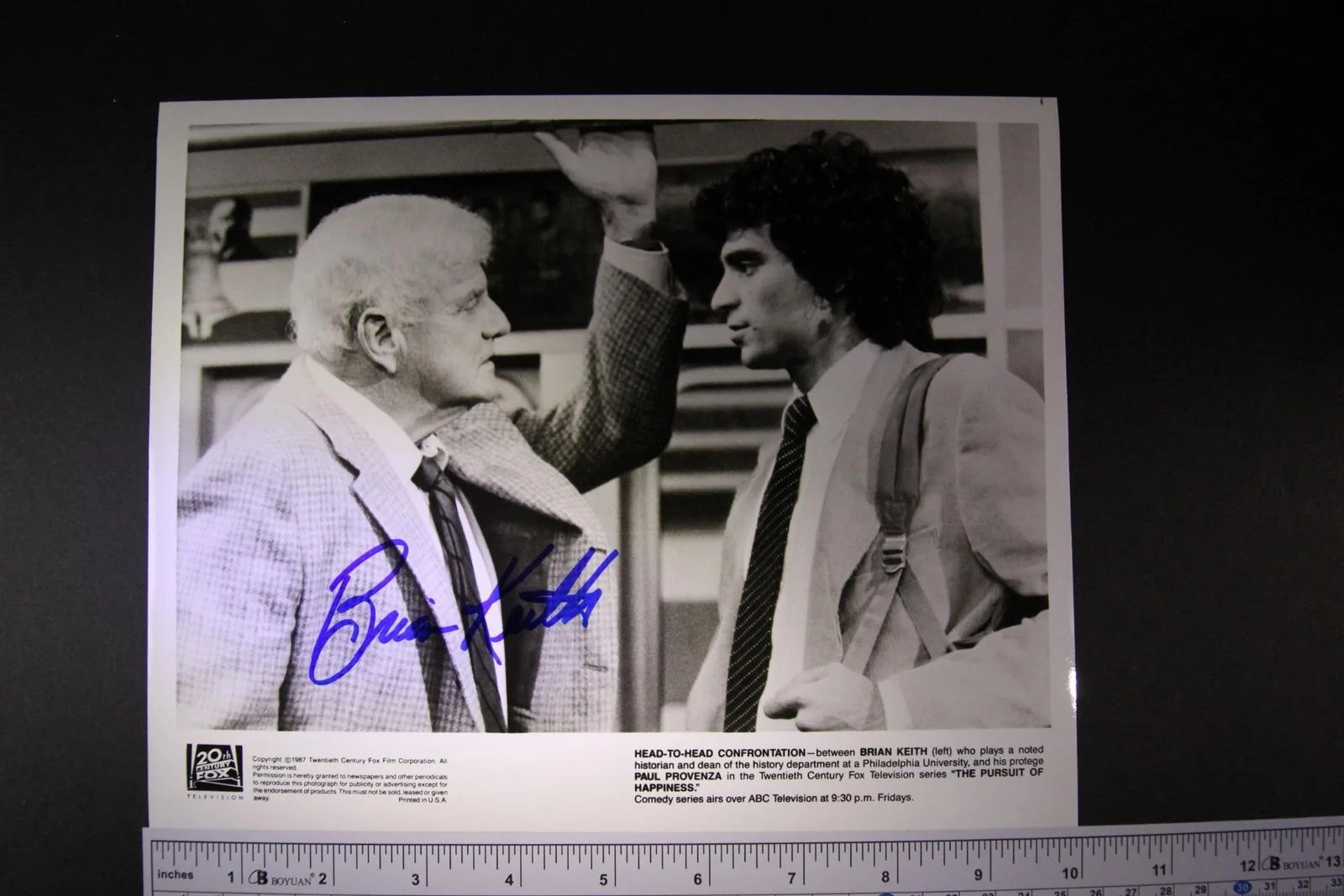 Brian Keith — BRIAN KEITH (1921-1997) (FAMILY AFFAIR~HARDCASTLE & MCCORMICK) AUTOGRAPH PHOTO~