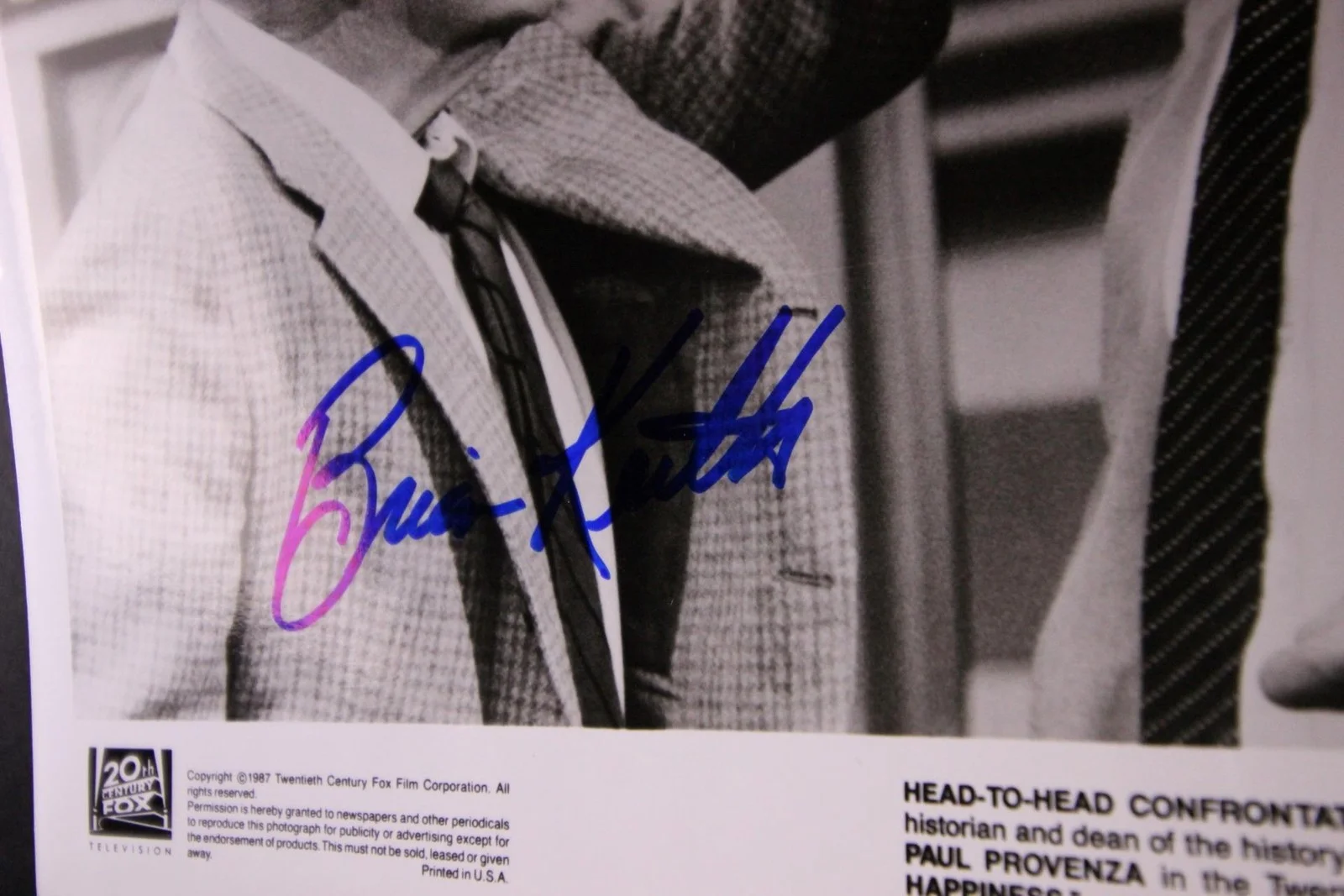 Brian Keith — BRIAN KEITH (1921-1997) (FAMILY AFFAIR~HARDCASTLE & MCCORMICK) AUTOGRAPH PHOTO~, изображение 2