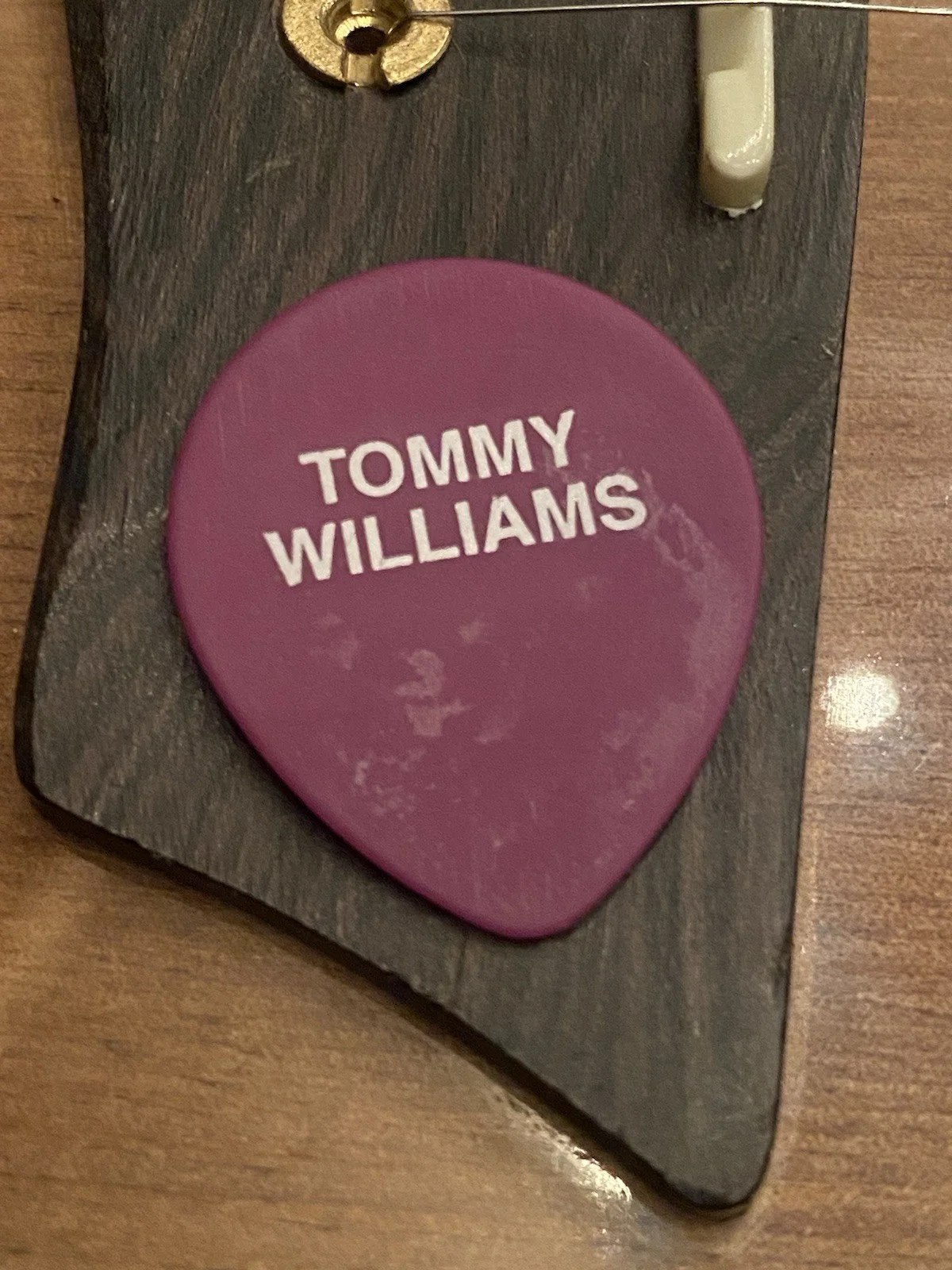 The Hooters Tommy Williams Guitar Pick Dropped And Found Onstage Make An Offer!, image 2