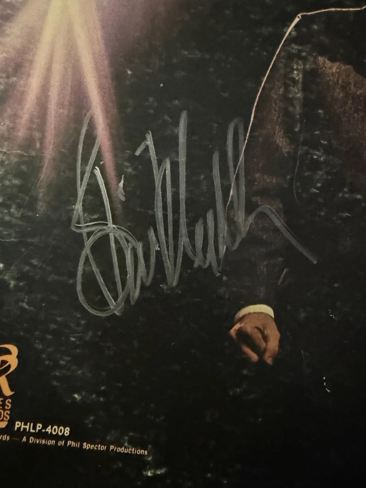 Righteous Brothers Just Once In My Life LP signed by Bill Medley Autographed, изображение 2