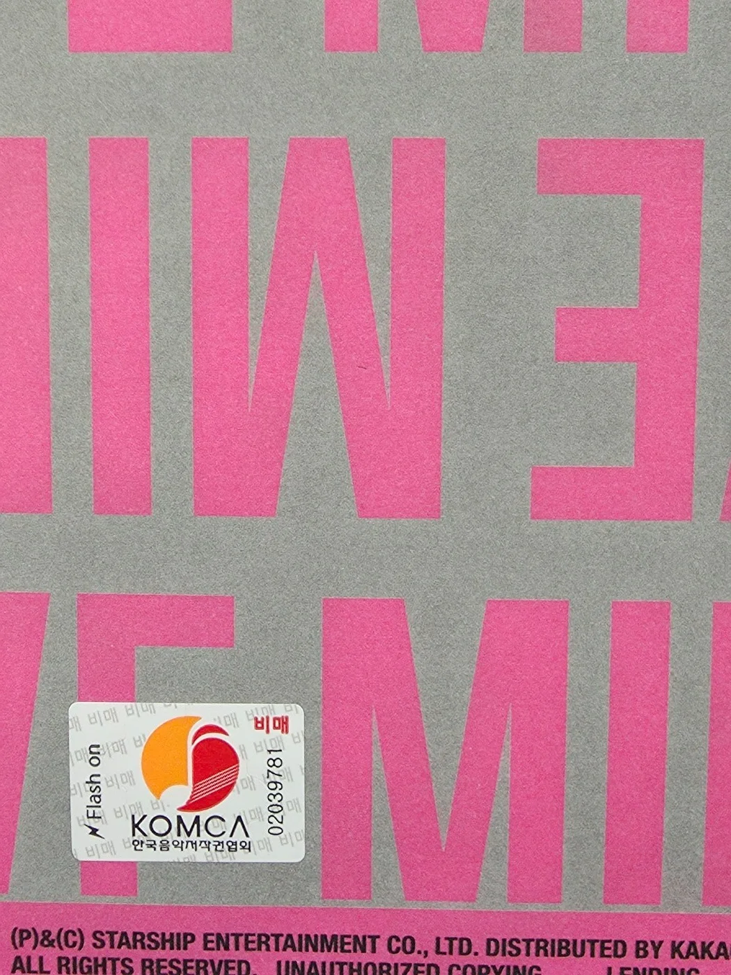 IVE Promo Sticker I'VE MINE ALBUM Album Autographed Hand Signed, изображение 3