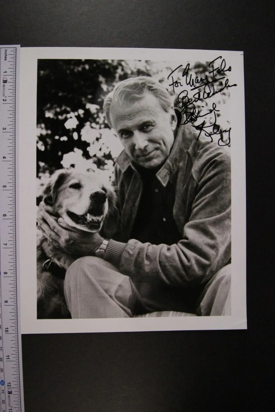 Richard Kiley — THEATER ACTOR RICHARD KILEY (1922-1999) AUTOGRAPH PHOTO~