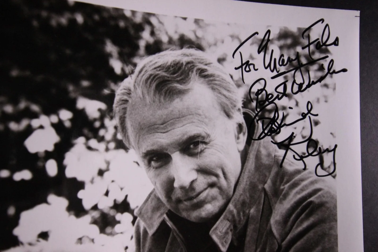 Richard Kiley — THEATER ACTOR RICHARD KILEY (1922-1999) AUTOGRAPH PHOTO~, изображение 2