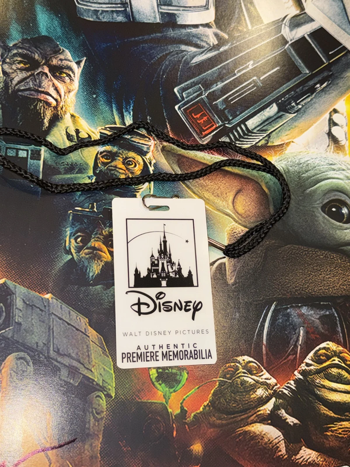 The Mandalorian and Grogu Star Wars Movie Poster Cast Signed COA Rare 2026 Film, изображение 2