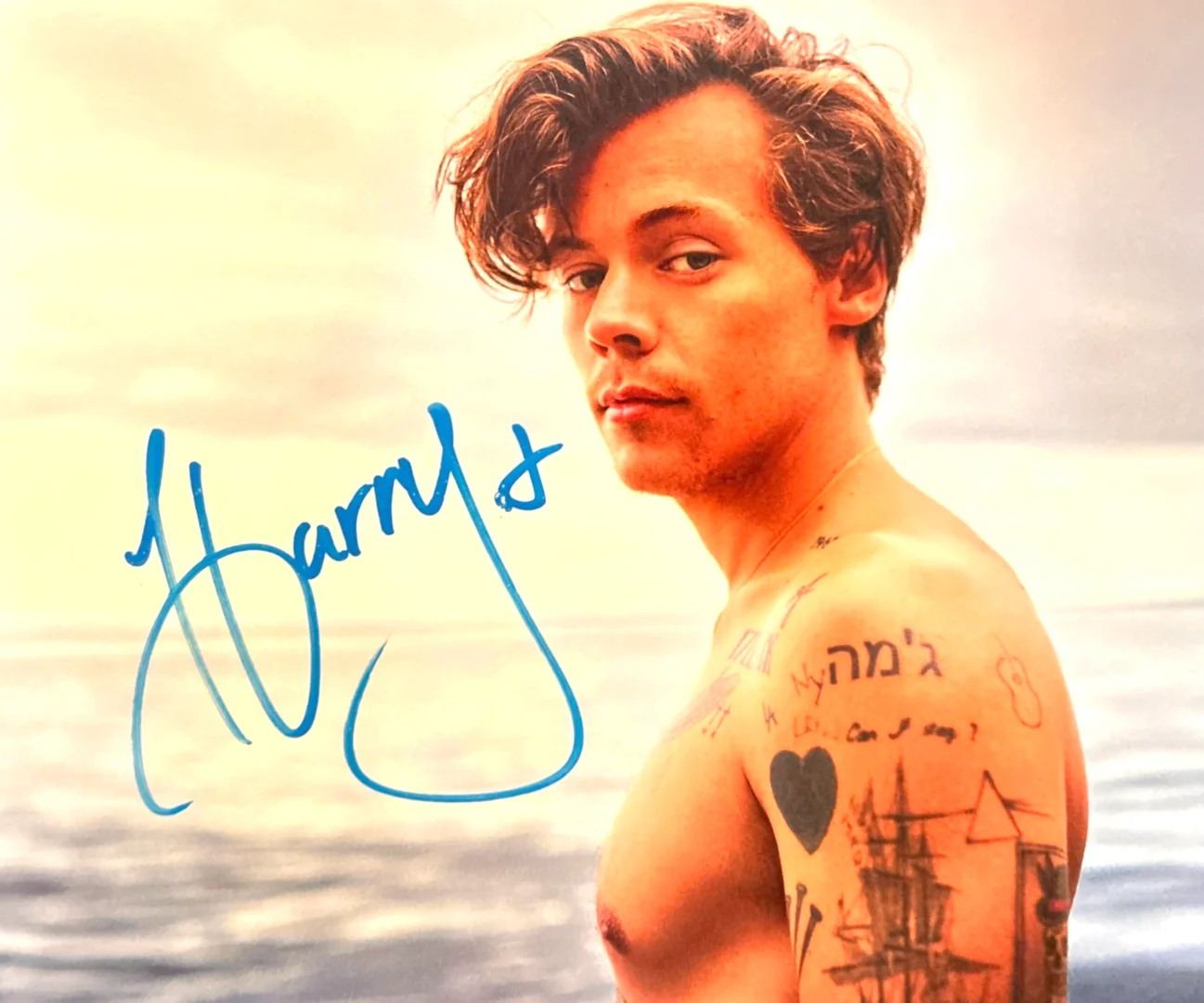 HARRY STYLES Hand Singed 8x10 inch Original Authentic Autograph w/COA, image 2