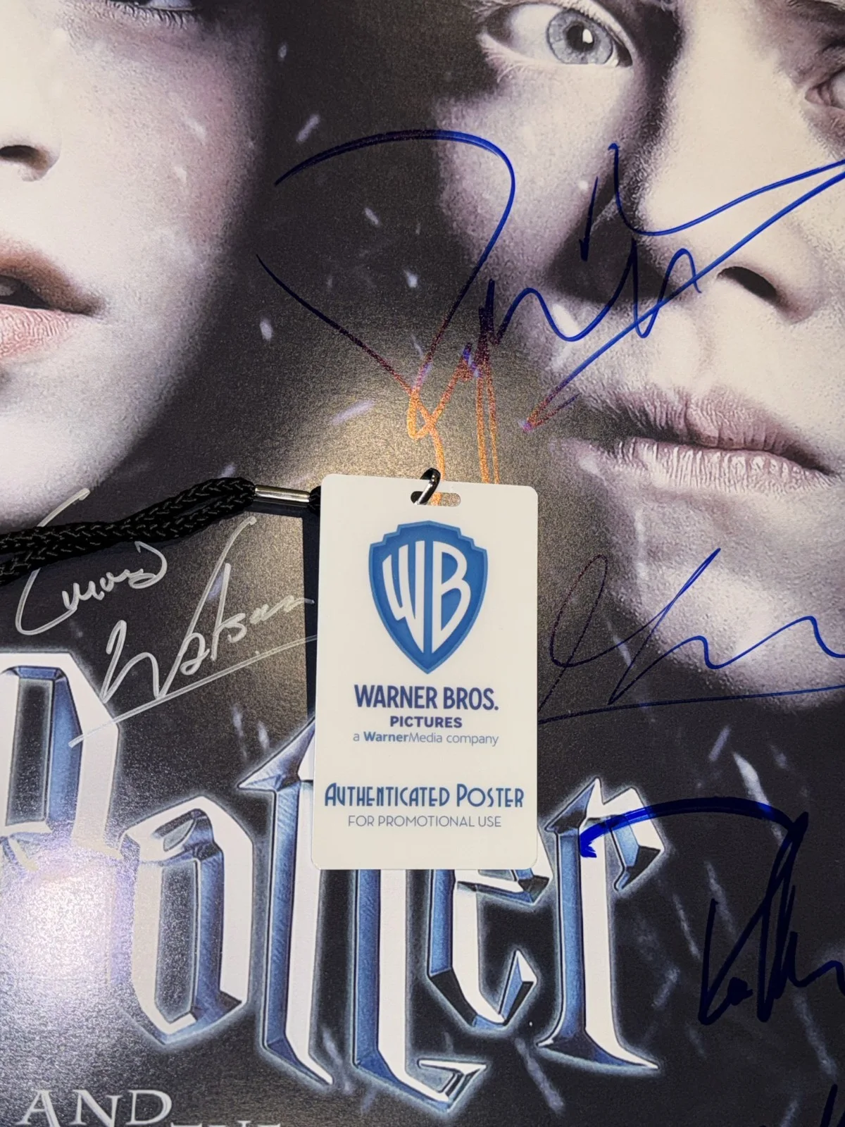 Harry Potter and the Prisoner of Azkaban Movie Poster Cast Signed COA Book Rare, изображение 5