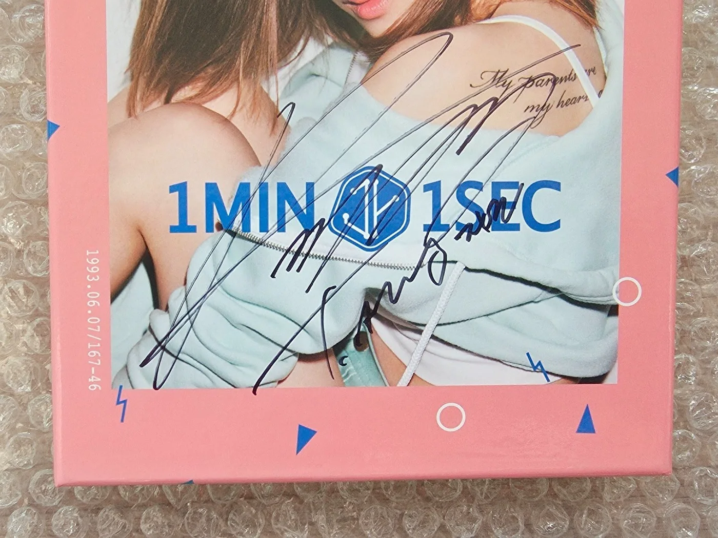 T-ARA JIYEON 1st 1 Min 1 Sec Promo Album Autographed Hand Signed, изображение 5