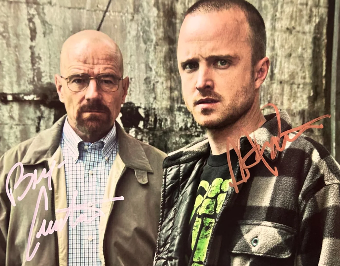 Aaron Paul, Bryan Cranston — BREAKING BAD Cast Signed (Cranston & Paul) Authentic Original Autographs w/COA, image 3