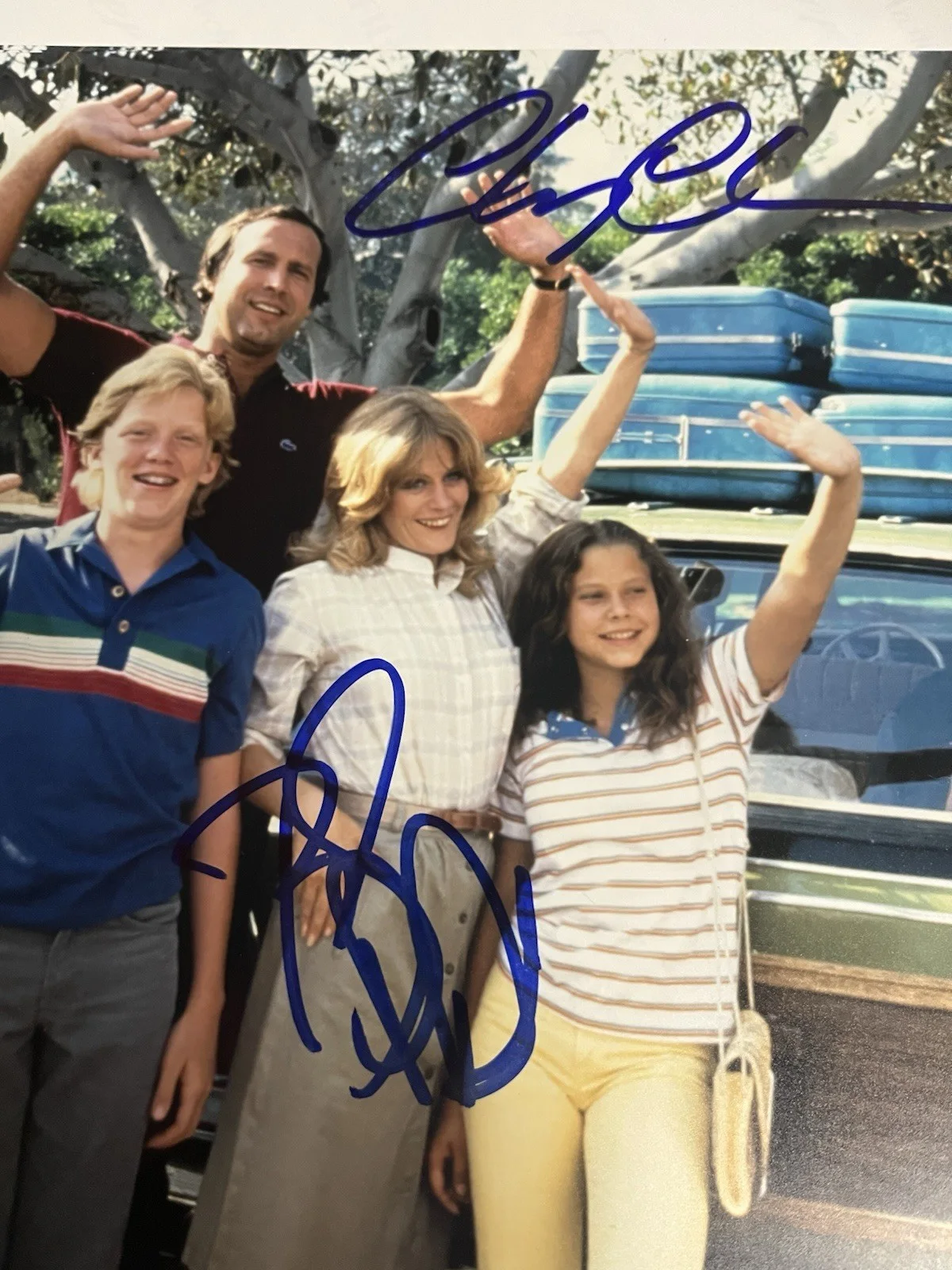 Autographed Chevy Chase Beverly D’Angelo Vacation 8x10 Photo Beckett Signed, изображение 2