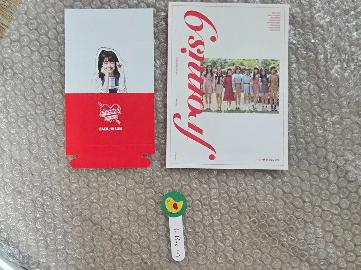 Promis_9 Promis 9 To Day 2nd Mini Album Autographed Hand Signed, image 4