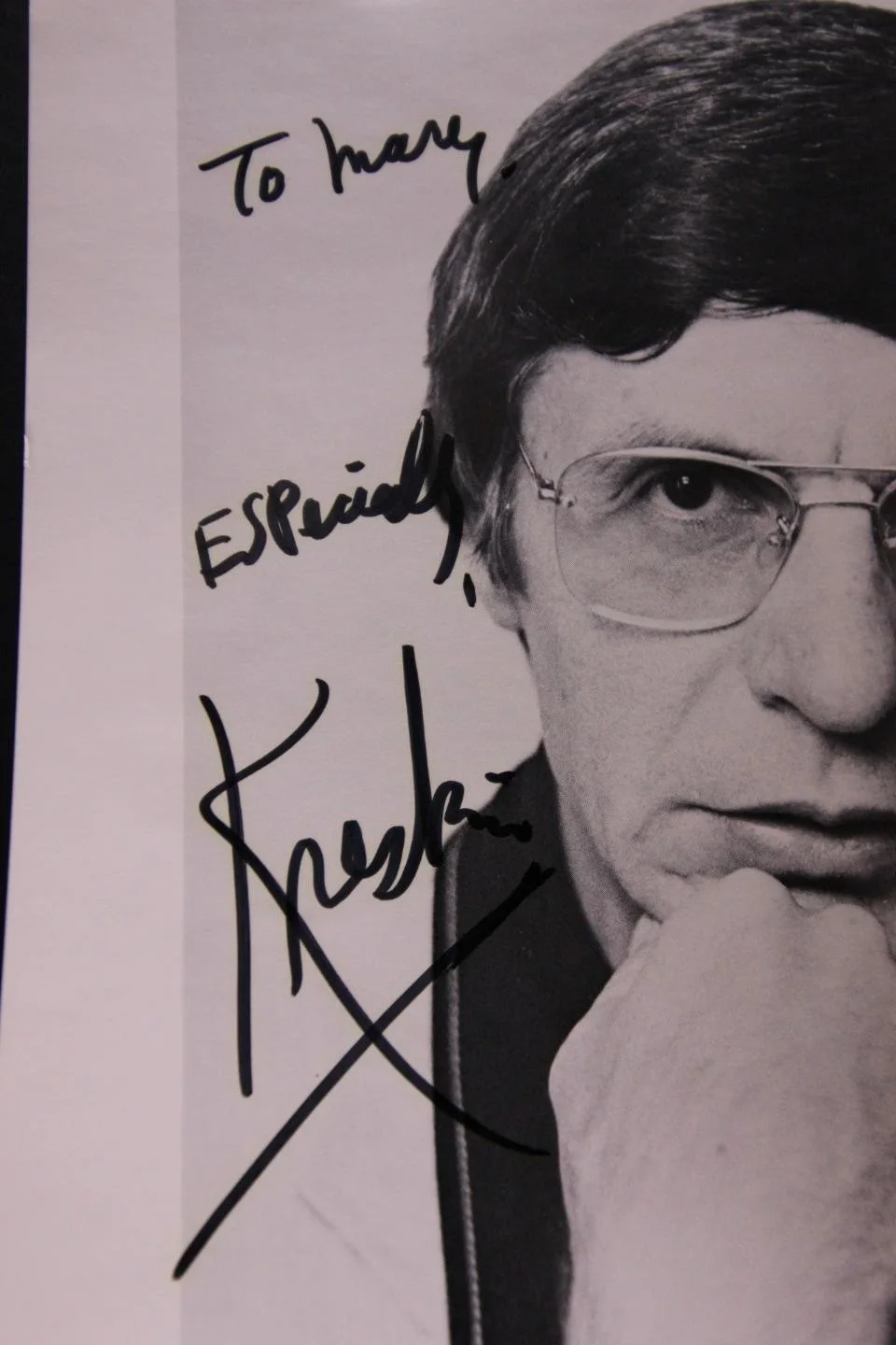 The Amazing Kreskin — THE AMAZING KRESKLIN (1935-2024) (MENTALIST) AUTOGRAPH PHOTO~, изображение 2