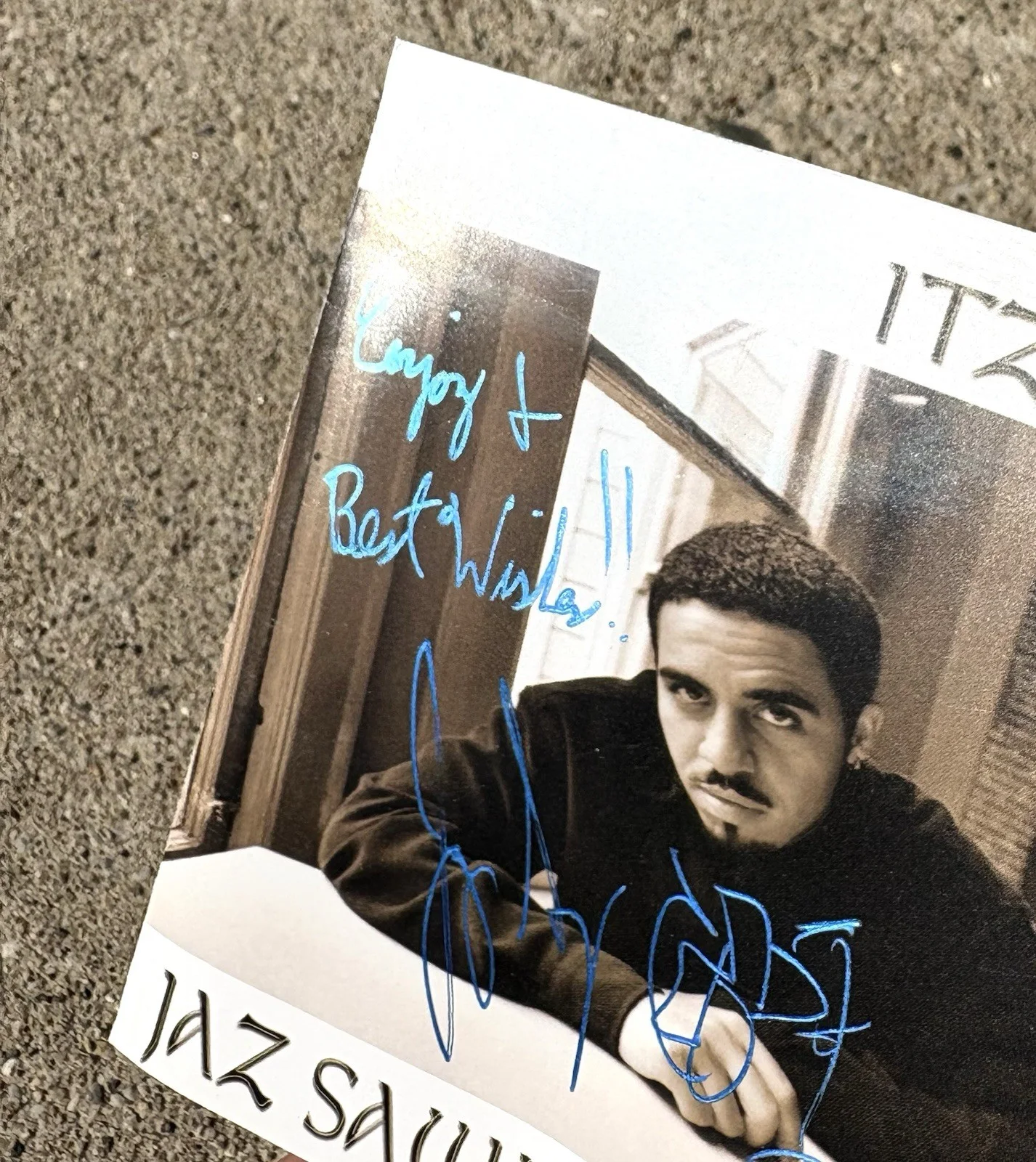 JAZ SAWYER SIGNED CD *no Case* Itz Time, image 2
