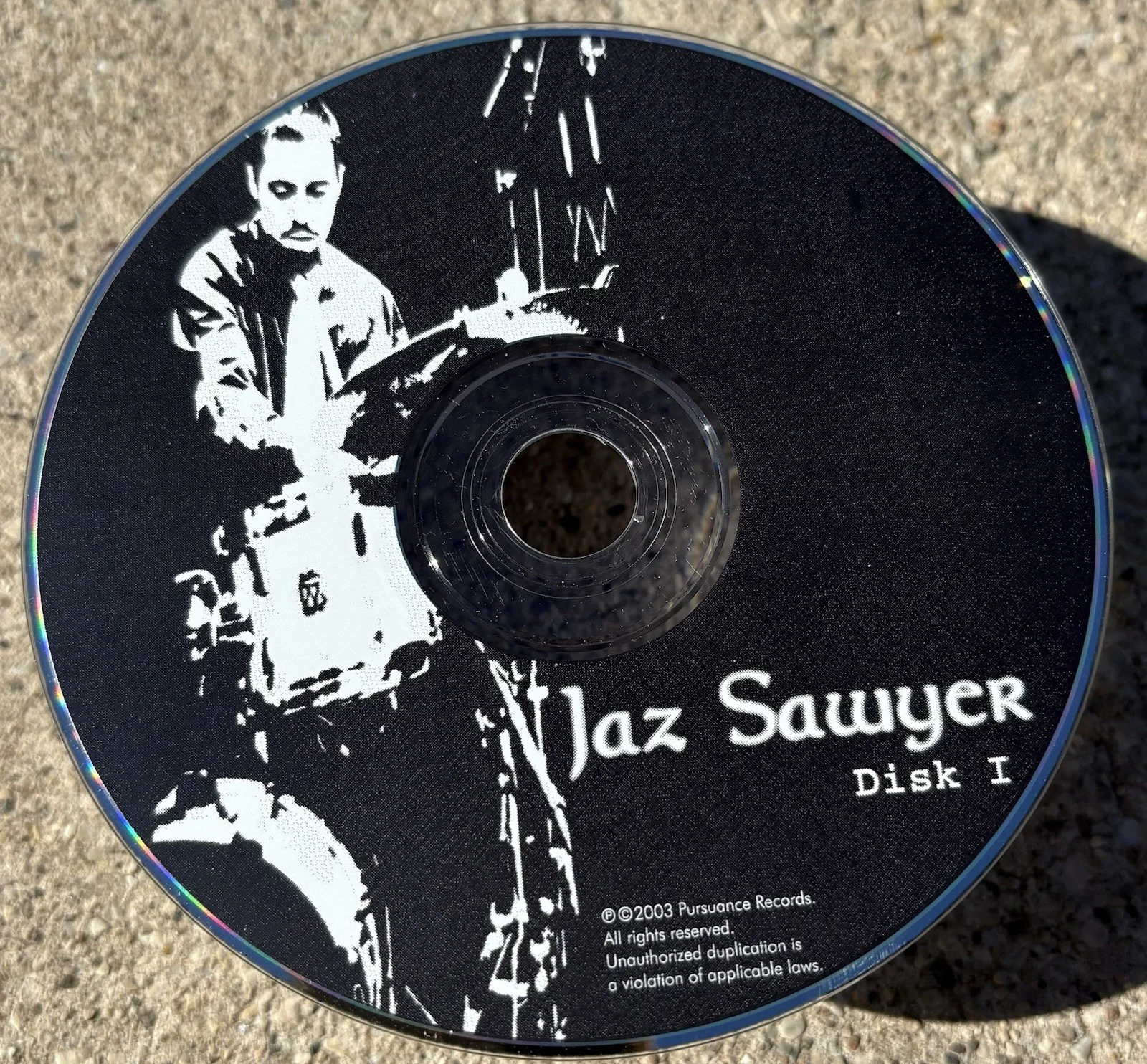 JAZ SAWYER SIGNED CD *no Case* Itz Time, image 3