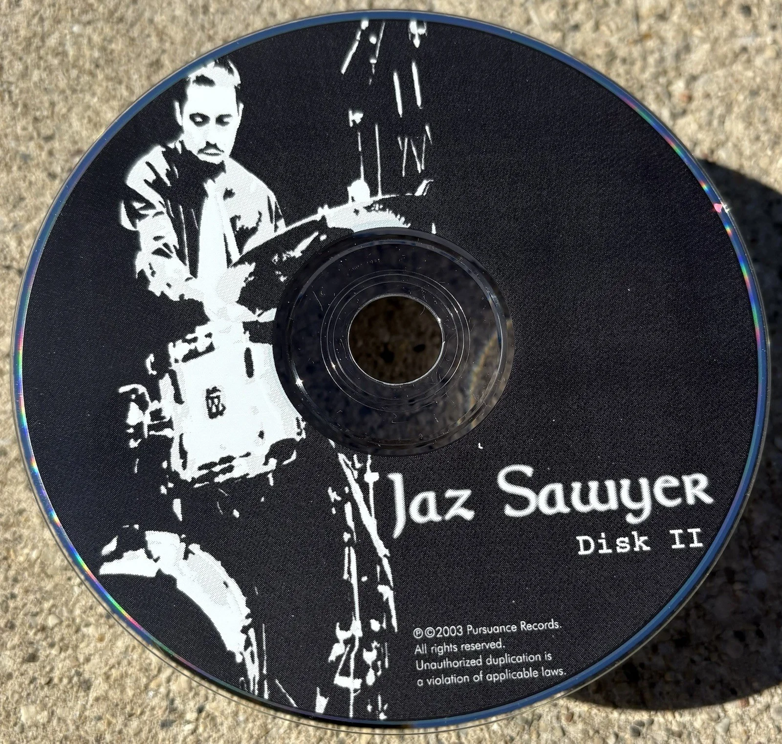 JAZ SAWYER SIGNED CD *no Case* Itz Time, image 4