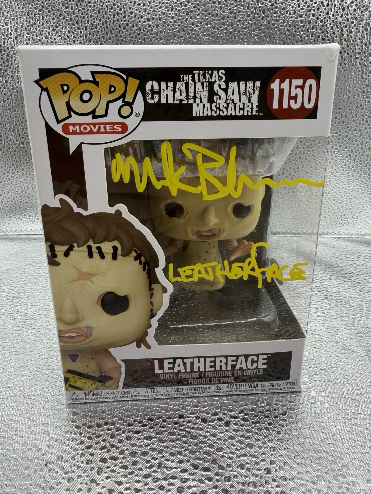Mark Burnham — Leatherface Funko Pop Signed Mark Burnham Autographed Horror JSA COA Lot Of 2, изображение 3