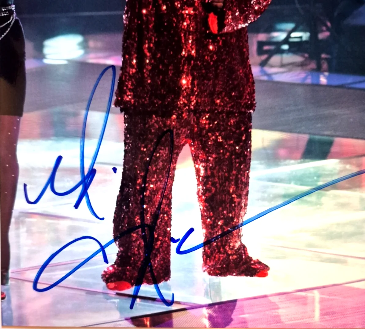 CEELO GREEN SIGNED AUTOGRAPHED 8X10 PHOTO CRAZY GNARLS BARKLEY RARE IDOL BAS COA, image 2