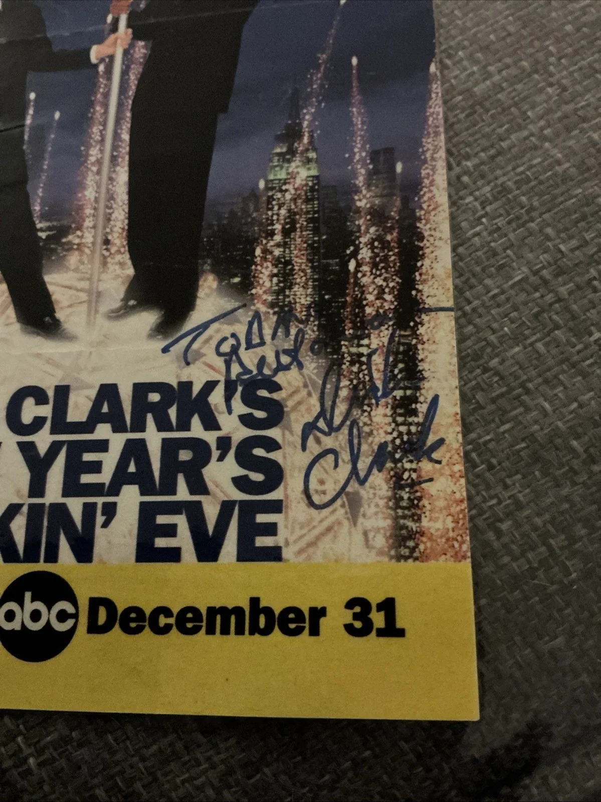 Dick Clark Autographed TV Guide, image 2