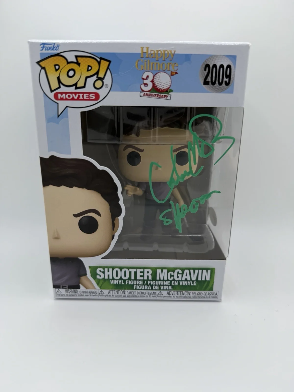 CHRSTOPHER MCDONALD SIGNED SHOOTER MCGAVIN FUNKO POP *HAPPY GILMORE* JSA COA WS, image 2
