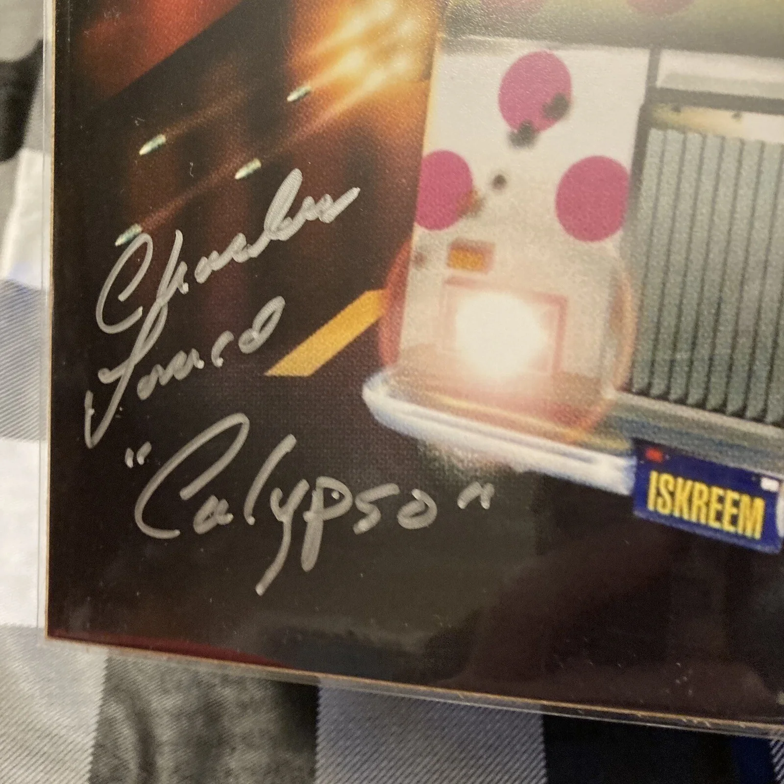 Charles Lance — Twisted Metal Calypso Clown Autograph Charles Lance Signed Photo Beckett COA, изображение 2