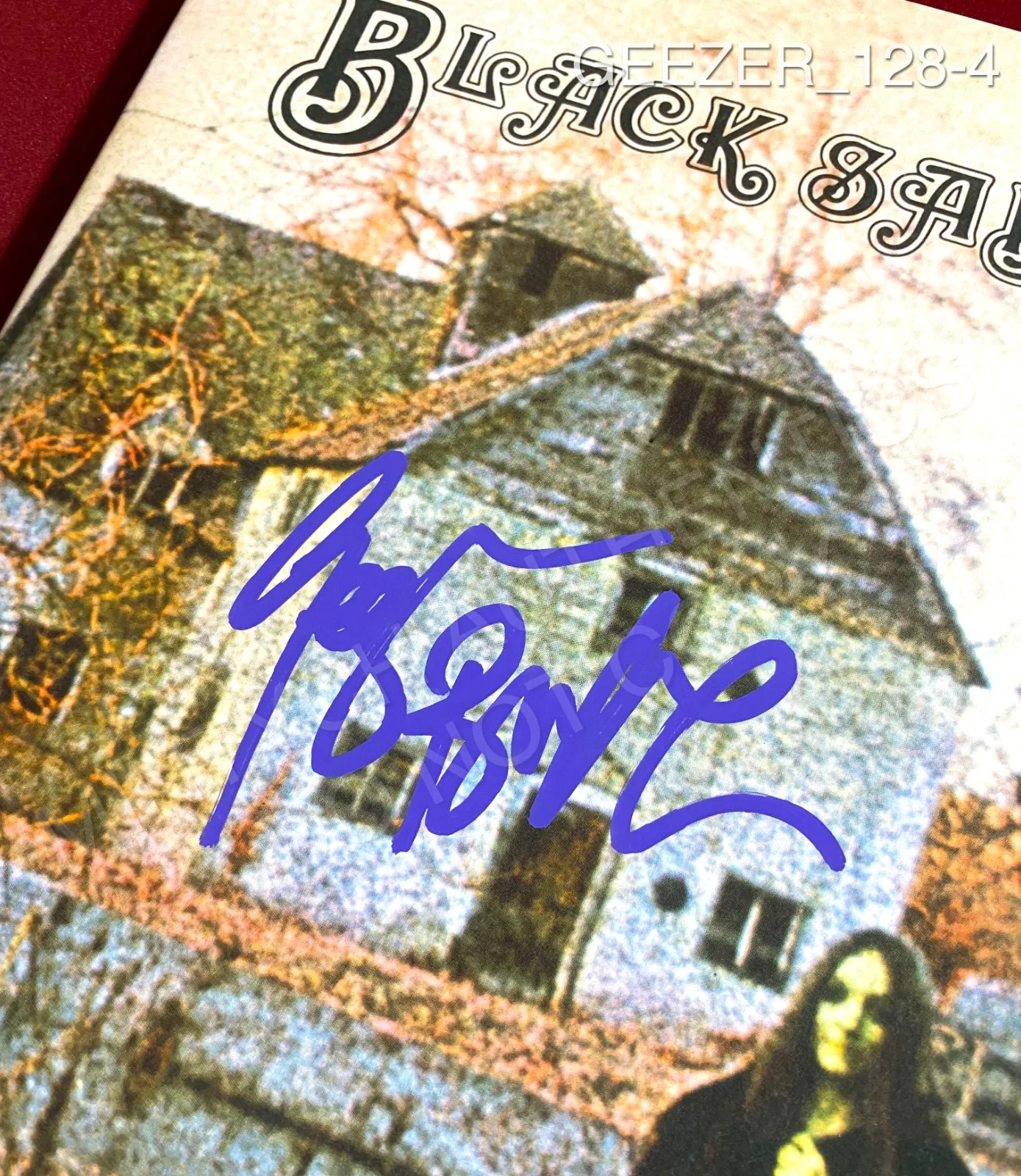 Geezer Butler Black Sabbath signed Black Sabbath vinyl Beckett COA Ozzy, image 4