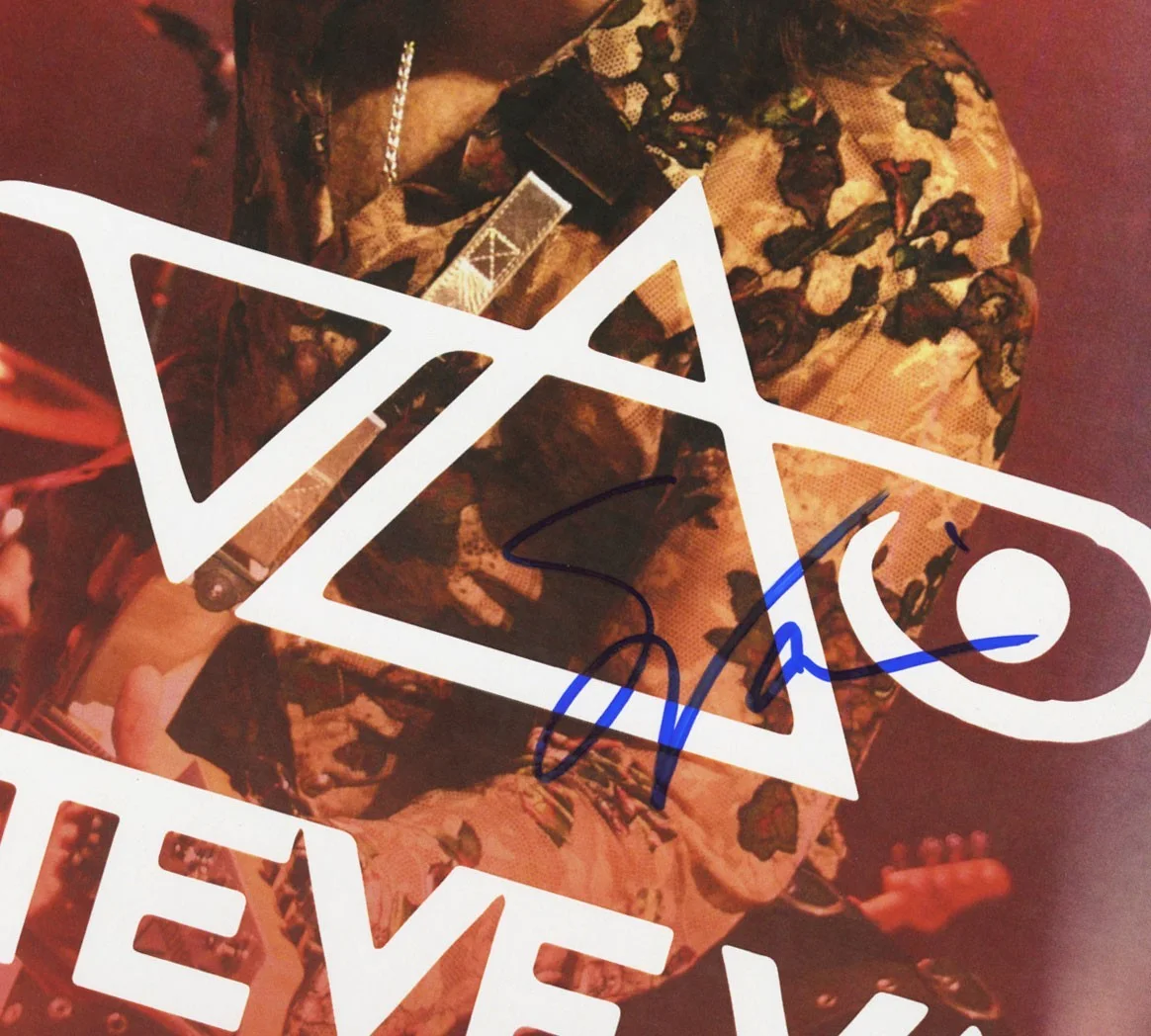 Steve Vai autographed gig poster, image 2
