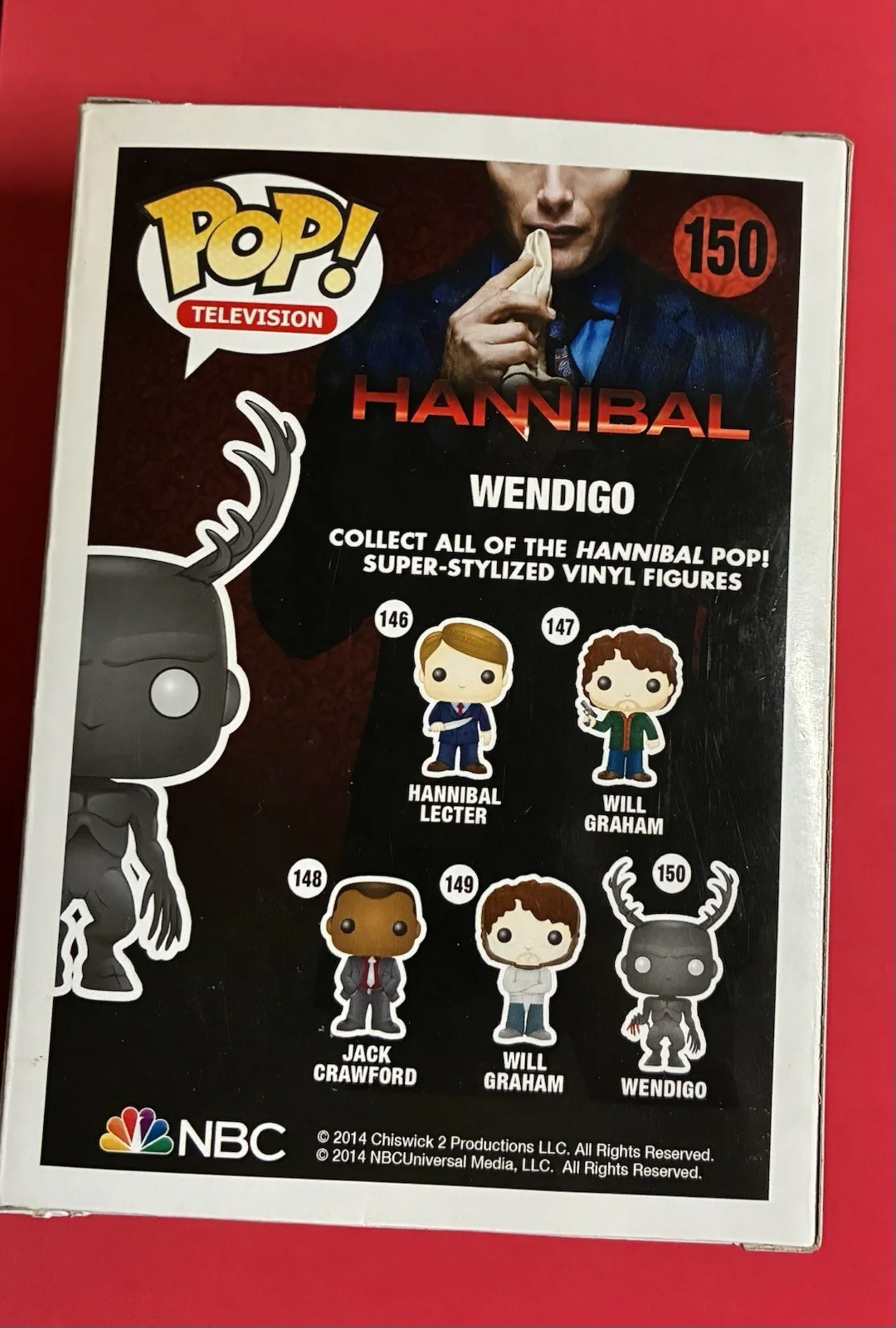 Mads Mikkelsen signed Funko Wendigo #150 JSA/SWAU Cert. Free Shipping/Pop Armor, image 3