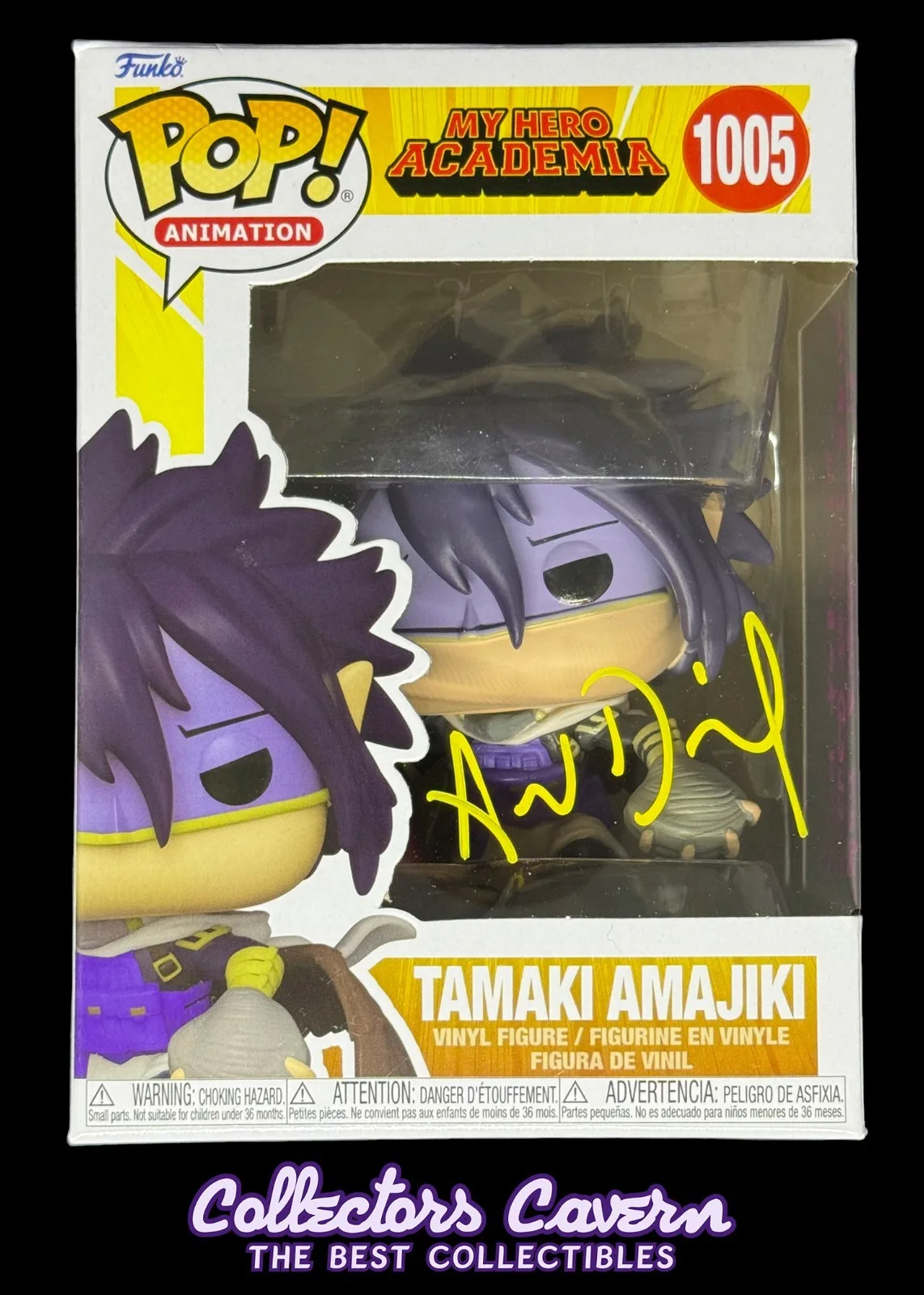 Aaron Dismuke — Aaron Dismuke Signed Funko POP! My Hero Academia - Tamaki Amajiki - JSA COA, изображение 2
