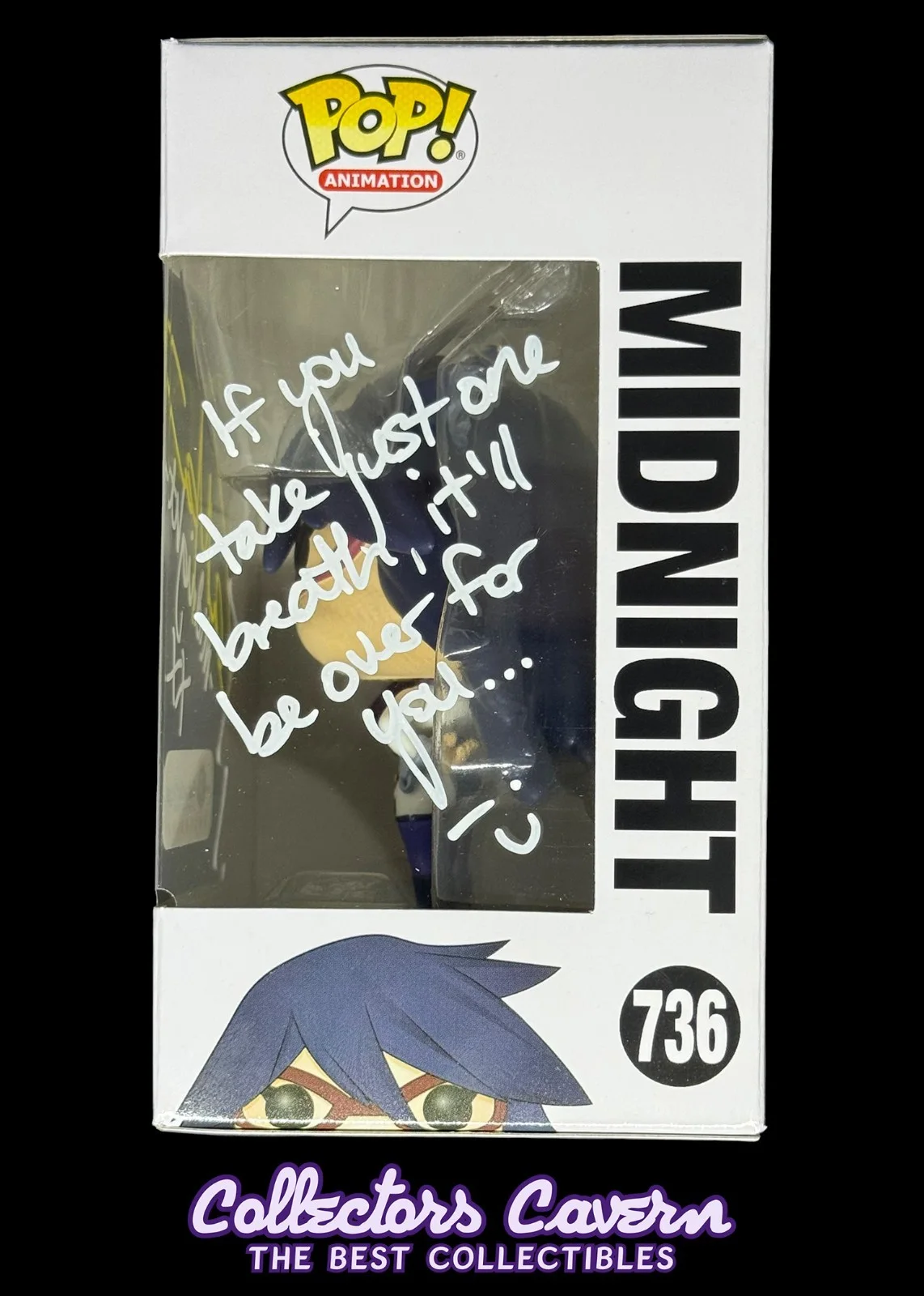 Elizabeth Maxwell — Elizabeth Maxwell Signed Funko POP! My Hero Academia - Midnight - JSA COA, изображение 4