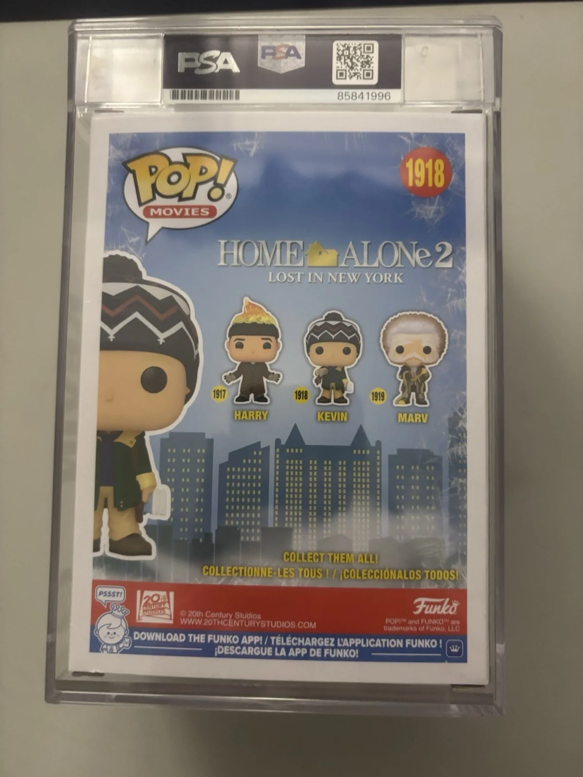 MACAULAY CULKIN SIGNED AUTOGRAPHED KEVIN HOME ALONE 2 FUNKO POP PSA COA ENCASED, изображение 2