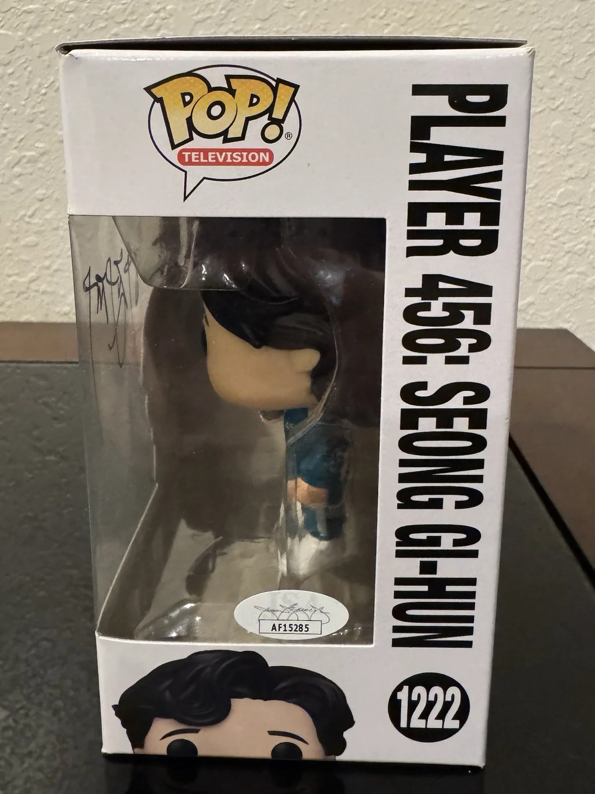 Lee Jung-Jae Squid Game Player 456 Signed Autograph Funko Pop Jsa Coa, image 5