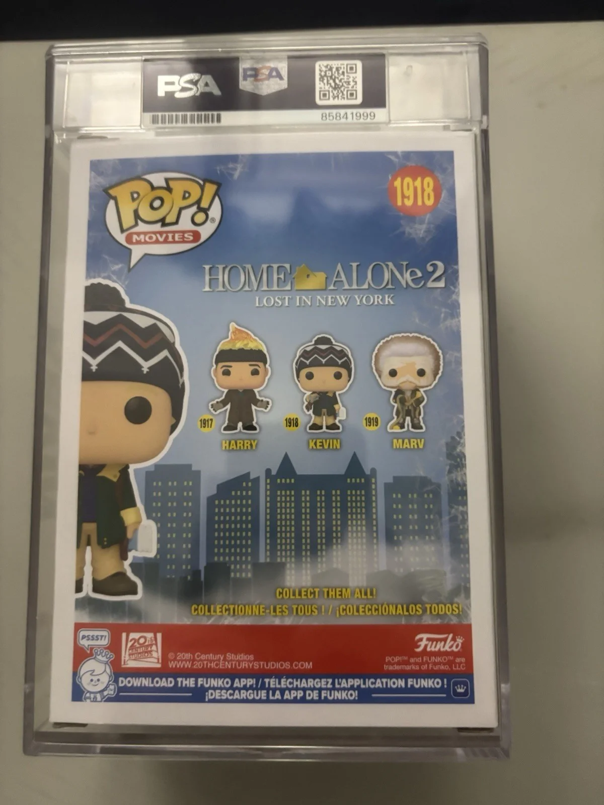 MACAULAY CULKIN SIGNED AUTOGRAPHED KEVIN HOME ALONE 2 FUNKO POP PSA COA ENCASED, изображение 2