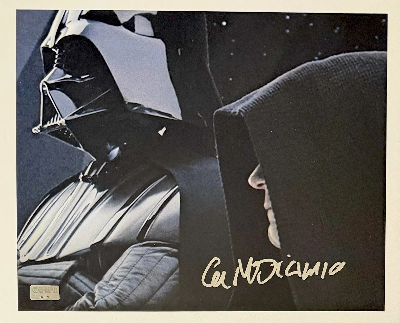 Ian Mcdiarmid — IAN MCDIARMID SIGNED • CELEBRITY AUTHENTICS • STAR WARS PHOTO • EMPEROR VADER, image 2