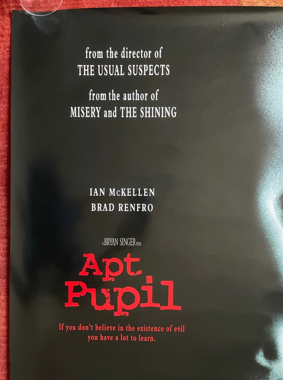 APT PUPIL (1998) Original US One Sheet Film Poster, изображение 2