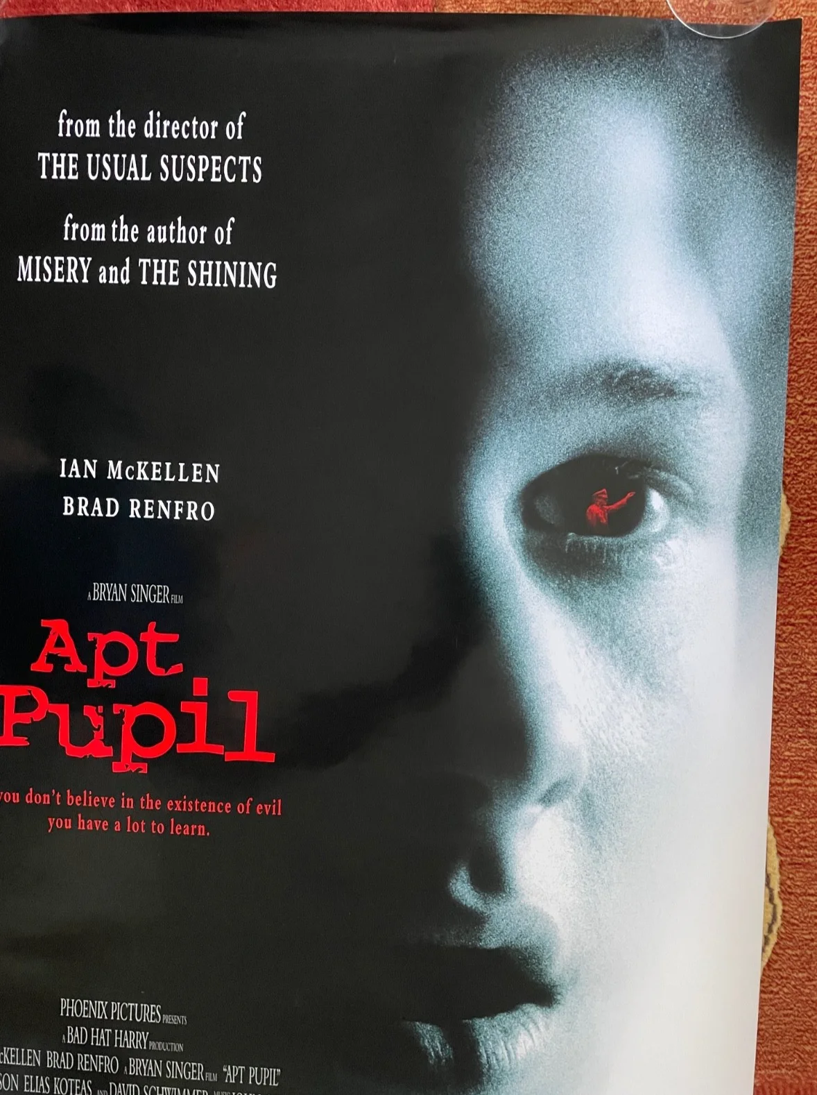 APT PUPIL (1998) Original US One Sheet Film Poster, изображение 3