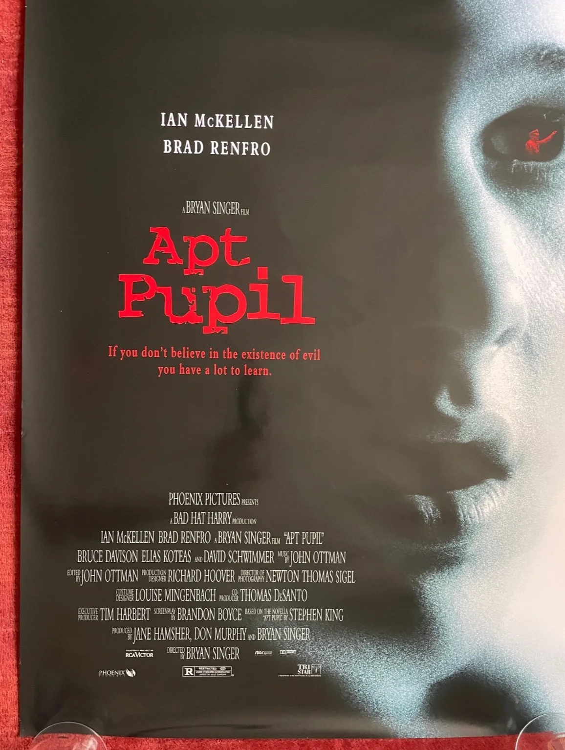 APT PUPIL (1998) Original US One Sheet Film Poster, изображение 4