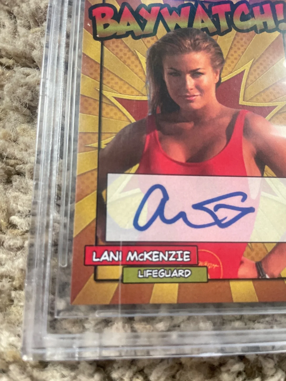 Carmen Electra — CARMEN ELECTRA BAYWATCH CARD AUTOGRAPHED SIGNED AUTO BECKETT Scratched*, изображение 4