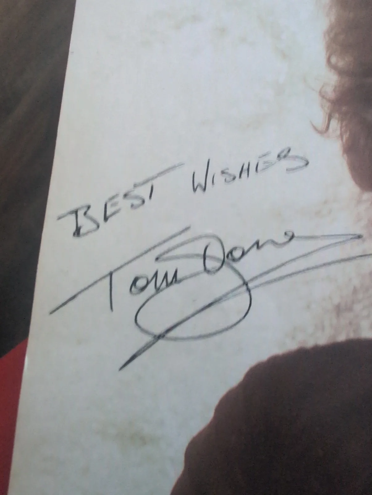 Tom Jones - 1979 Tour Concert Souvenir Program Book Autographed, image 2