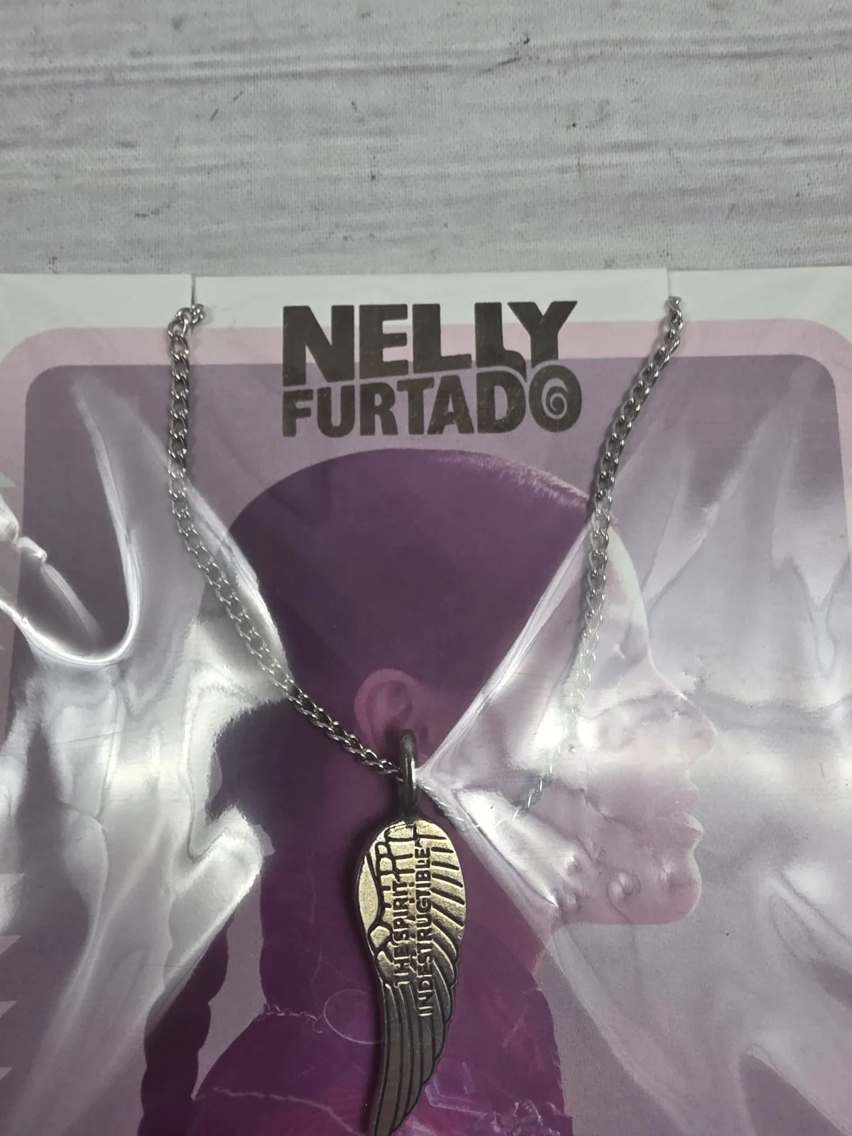 Nelly Furtado "The Spirit Indestructible" Necklace w/Pendant Signed Sealed NEW, изображение 3