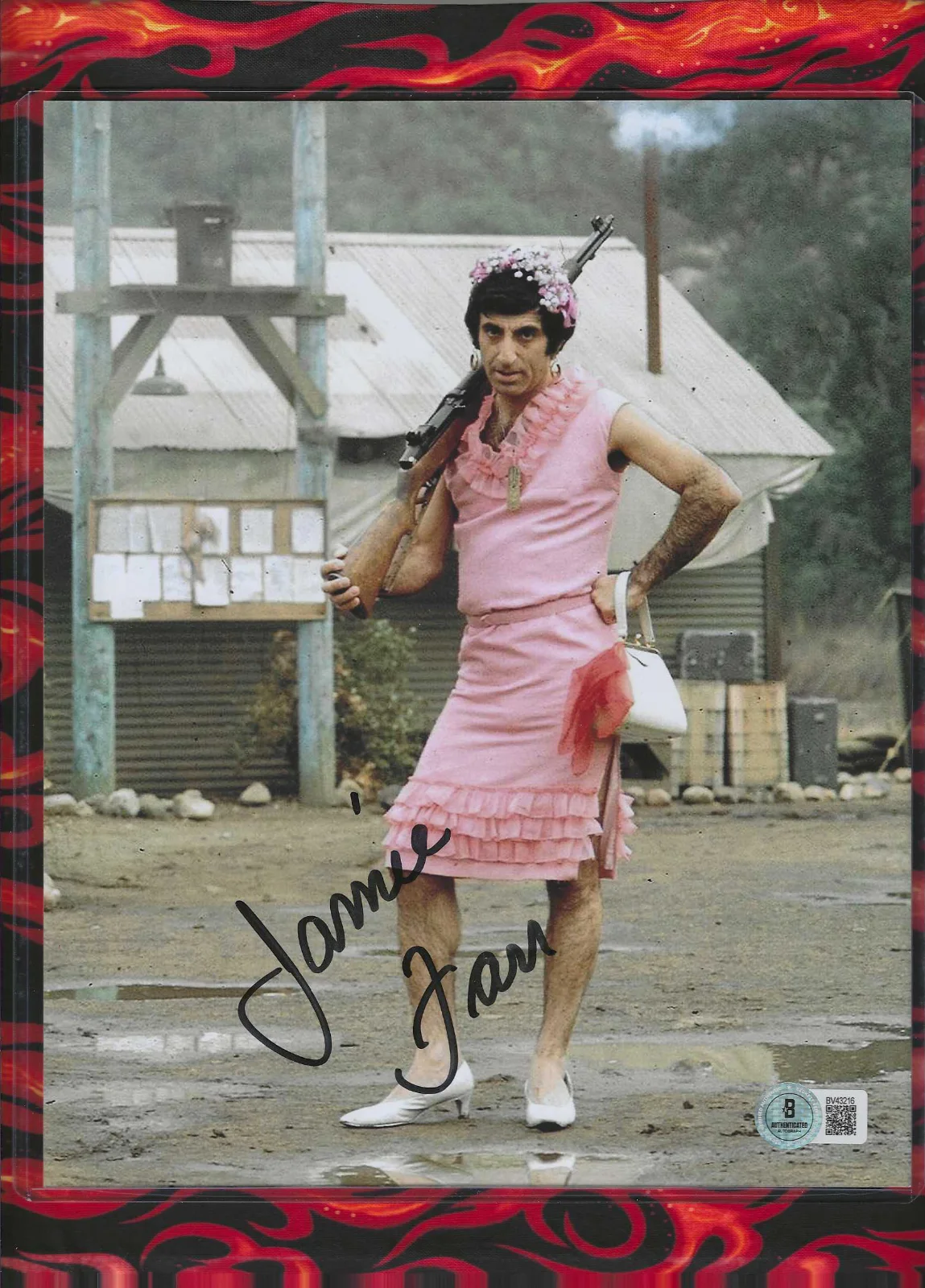 Jamie Farr — M*A*S*H Cross-Dressing Army Maxwell Klinger Jamie Farr Signed 8x10 Photo (BAS)