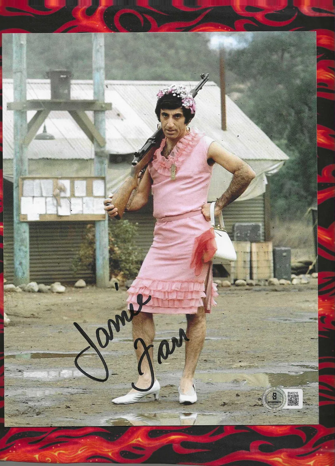 Jamie Farr — M*A*S*H Cross-Dressing Army Maxwell Klinger Jamie Farr Signed 8x10 Photo (BAS), изображение 4