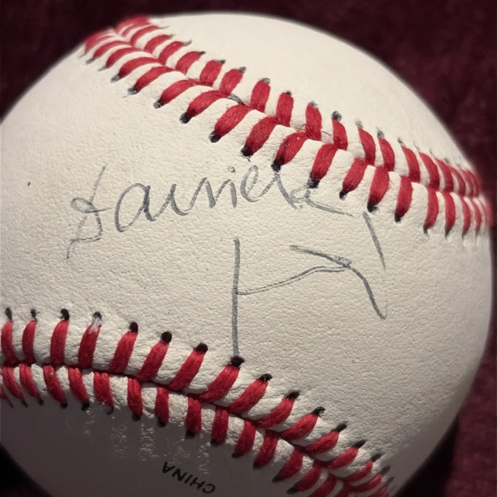 Daniela Pestova — Daniela Pestova Signed Baseball, image 2