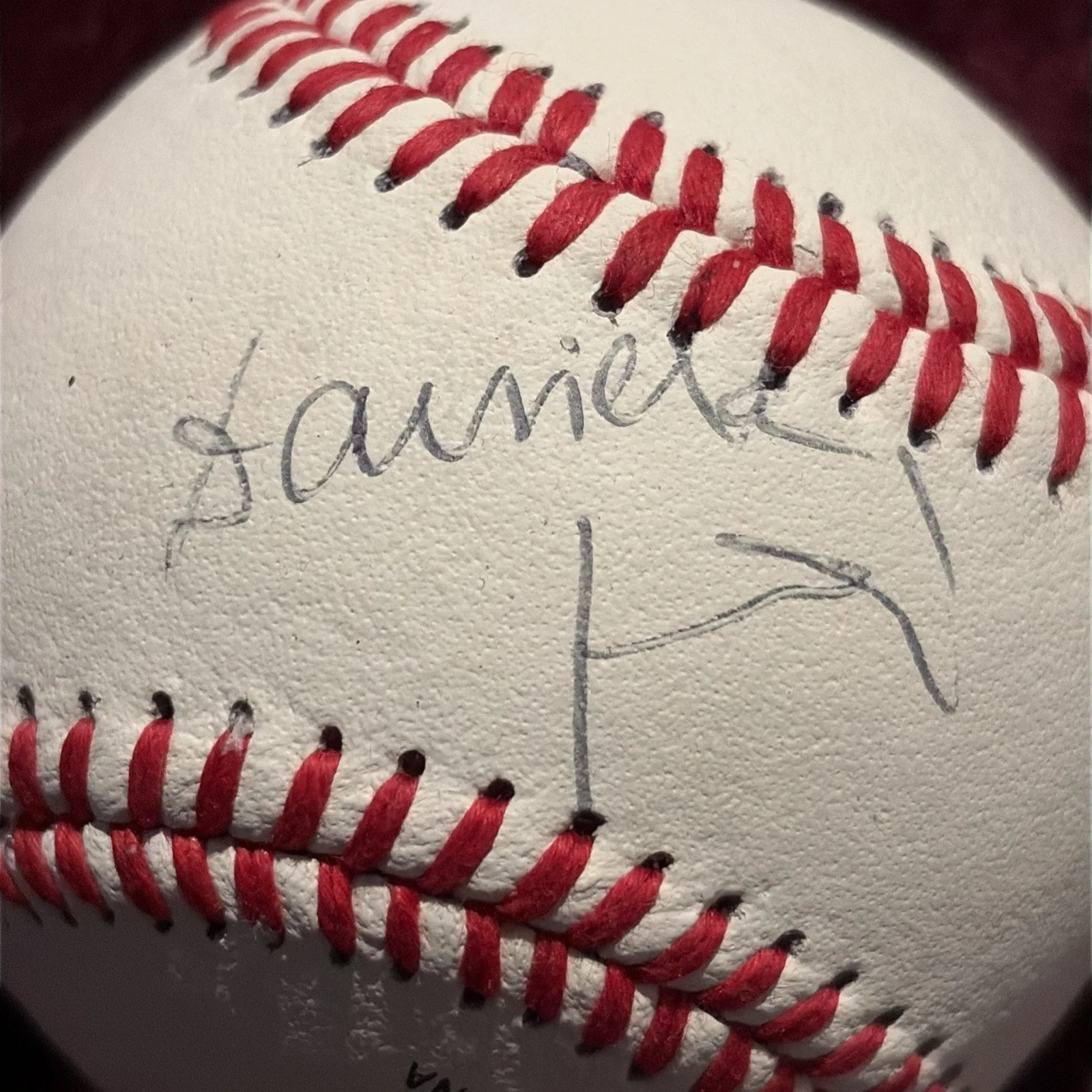 Daniela Pestova — Daniela Pestova Signed Baseball, image 3