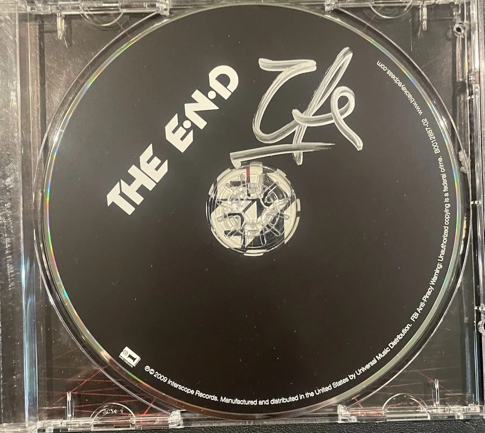 The Black-Eyed Peas The E.N.D. CD Signed Autographed APL.DE.AP (ON CD & INSERT), image 5