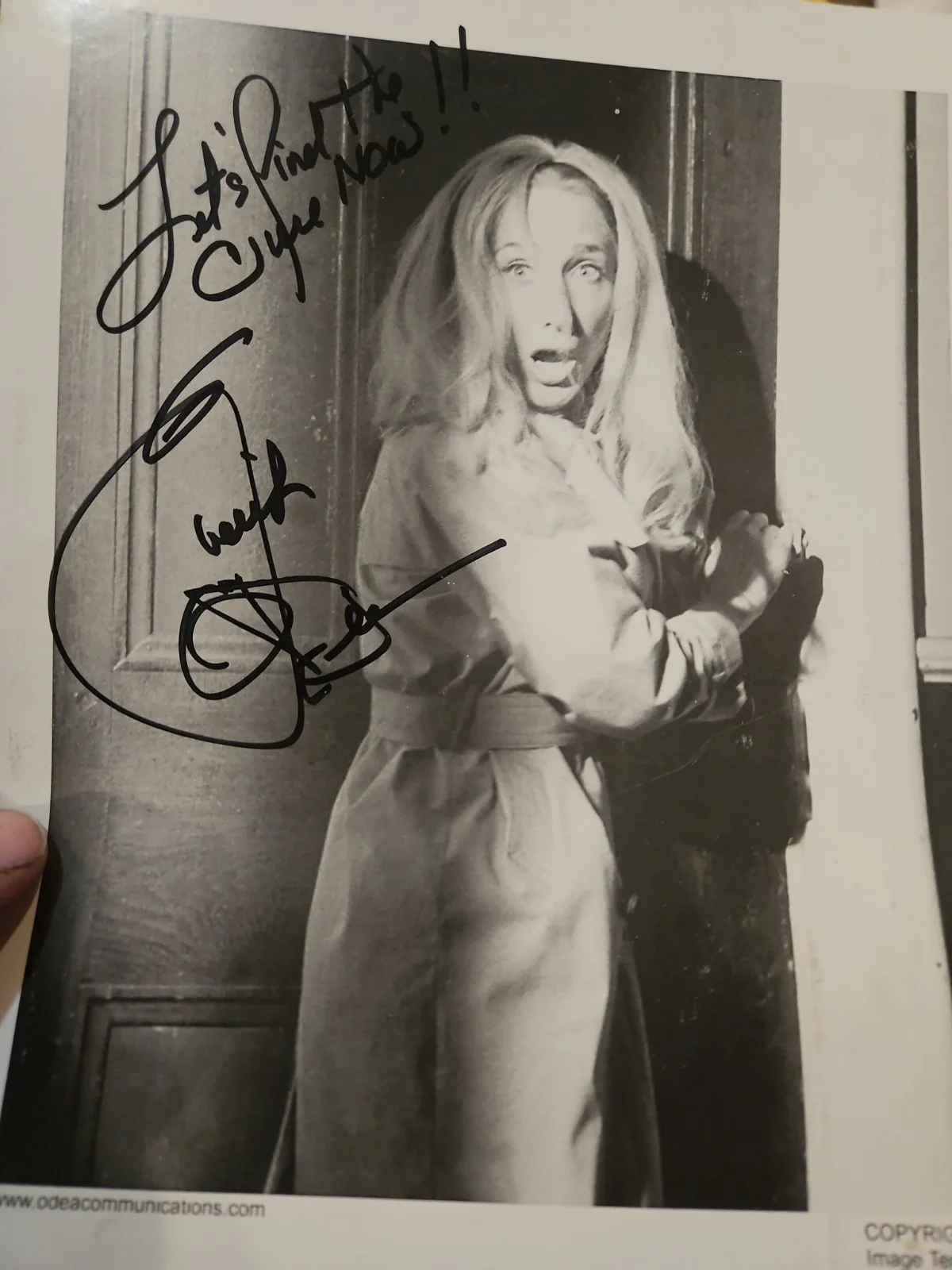 JUDITH O’DEA HAND SIGNED 8x10 PHOTO AUTOGRAPH NIGHT OF THE LIVING DEAD, изображение 3