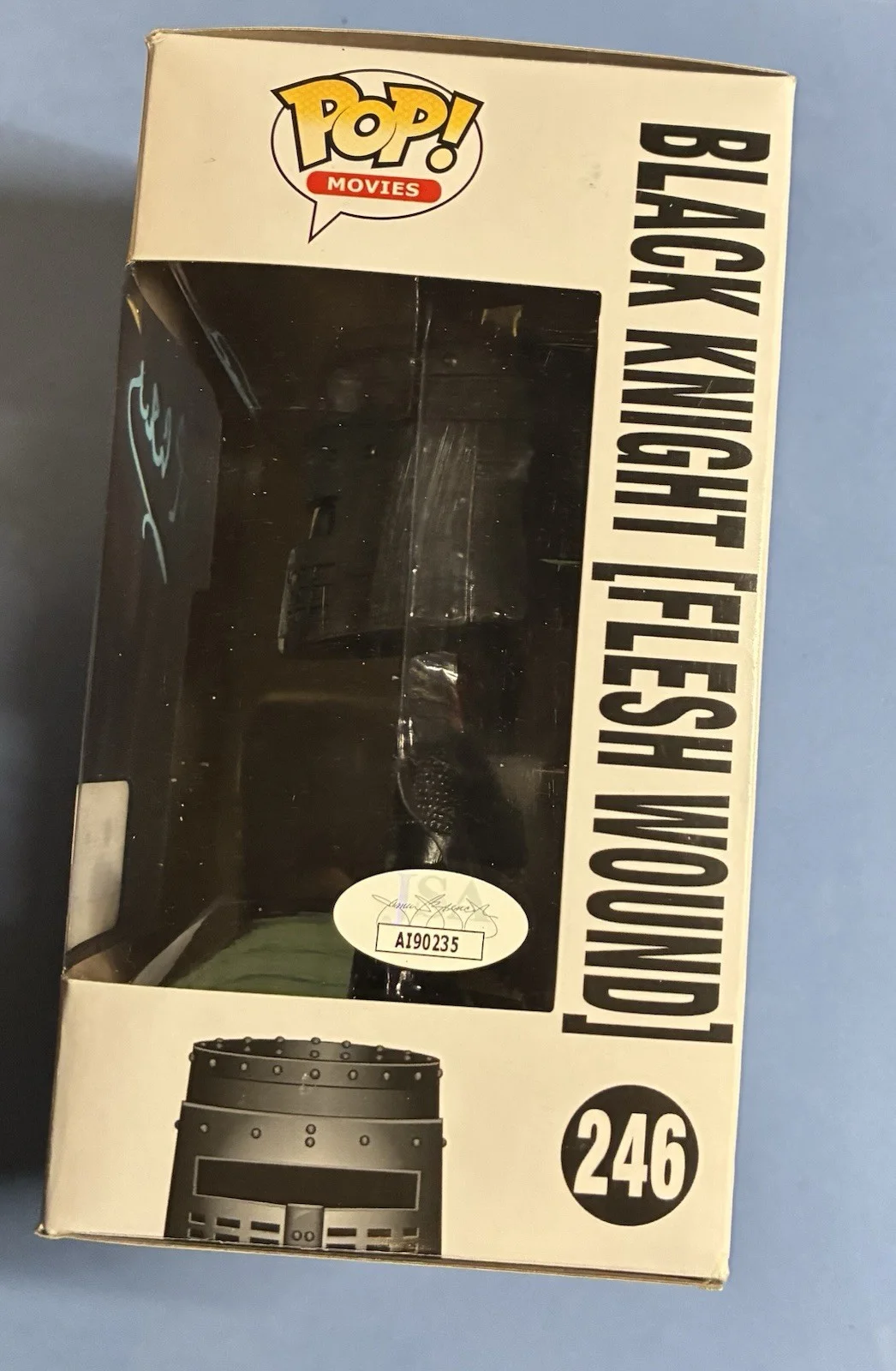 John Cleese Signed Funko 246 Black Knight (Flesh Wound) Free Shipping/Hardstack, image 2