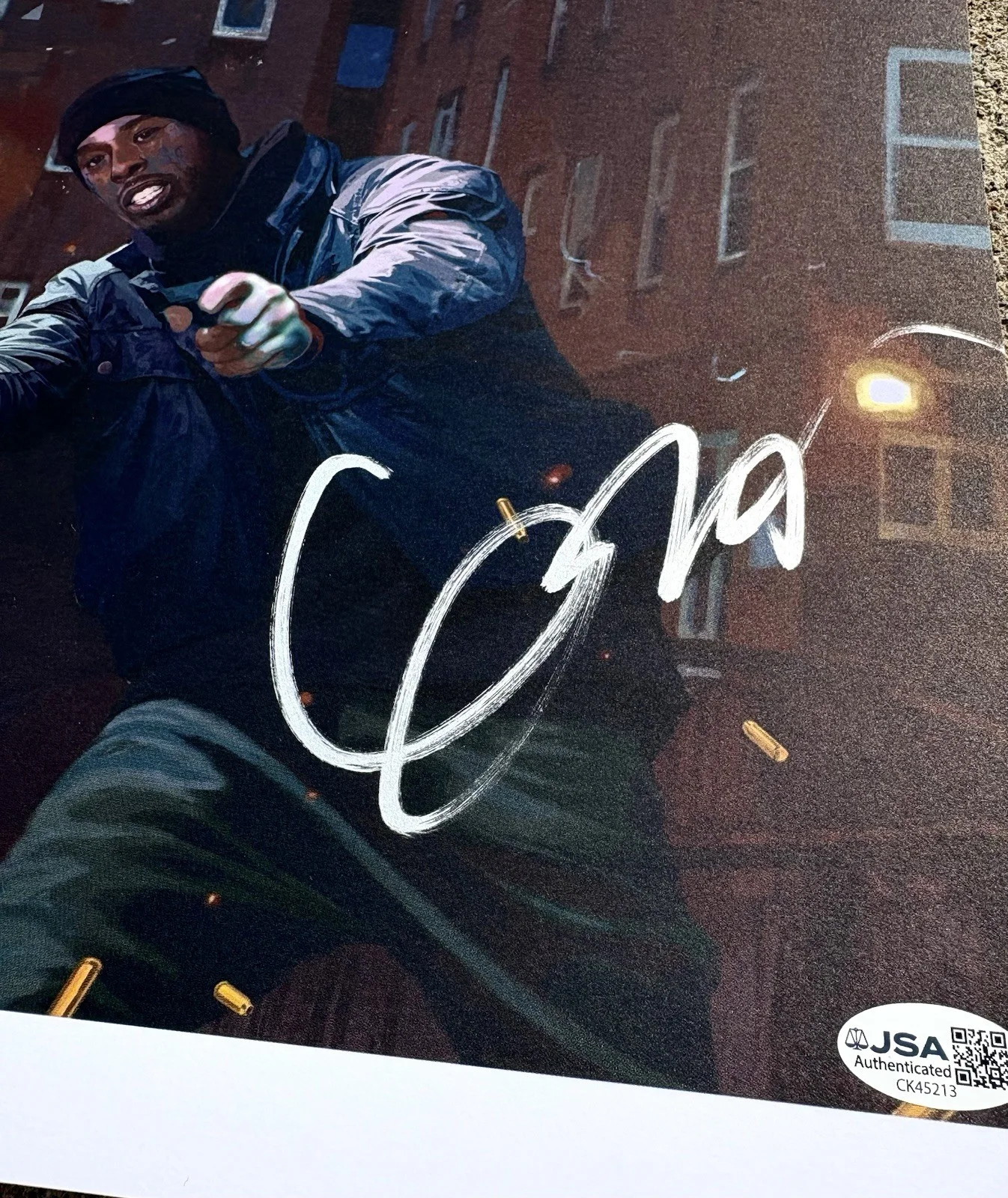 GZA SIGNED Liquid Swords Art Lithograph Print WU TANG CLAN D, изображение 2