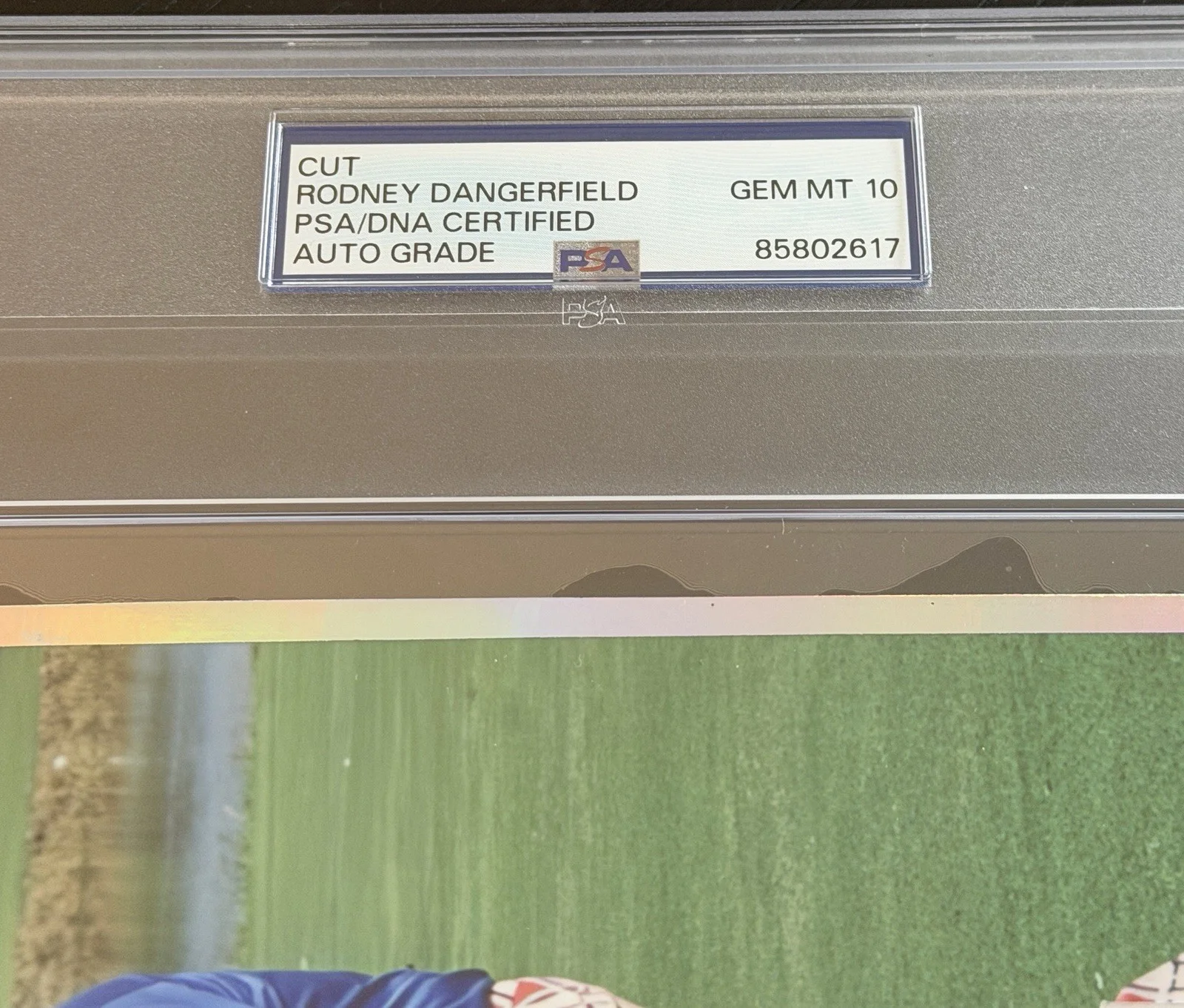 Rodney Dangerfield Signed Custom Cut Photo PSA Slab JSA Auto Grade 10 Caddyshack, image 3