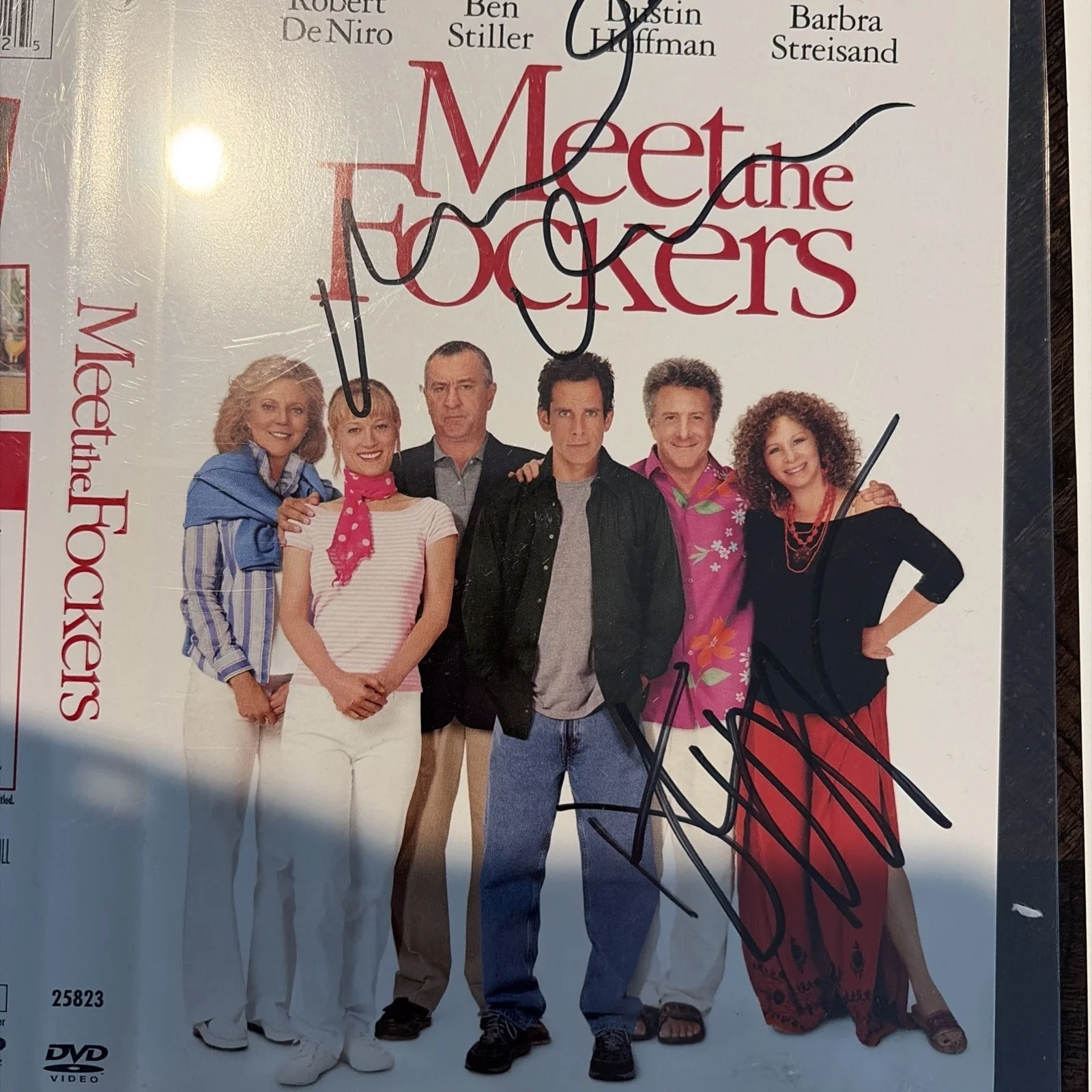 Robert De Niro — Meet The Fockers DVD Cover Signed By Robert De Niro And Dustin Hoffman JSA, image 3